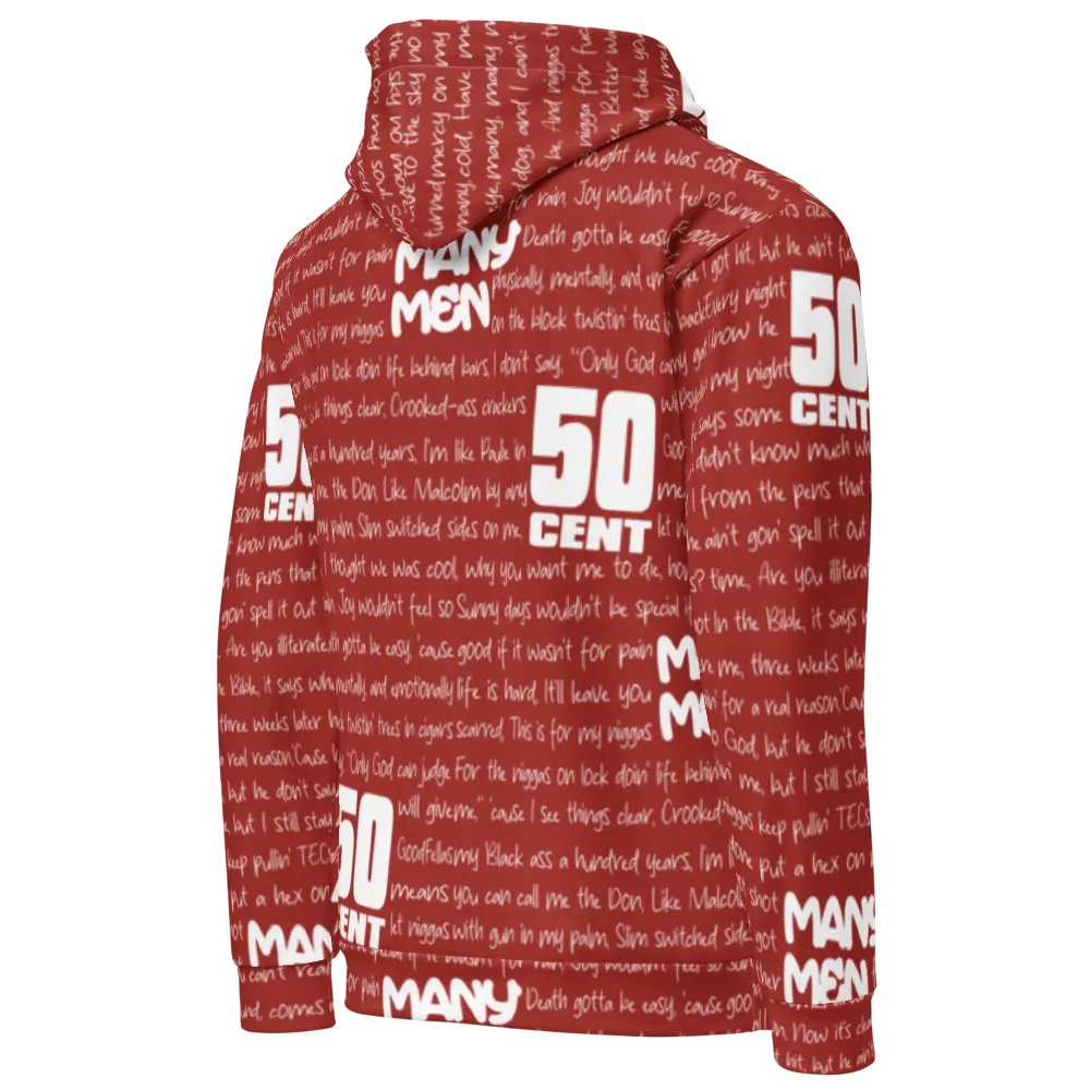 Many Men - 50 Cent - RED - Unisex Hoodie product image (4)