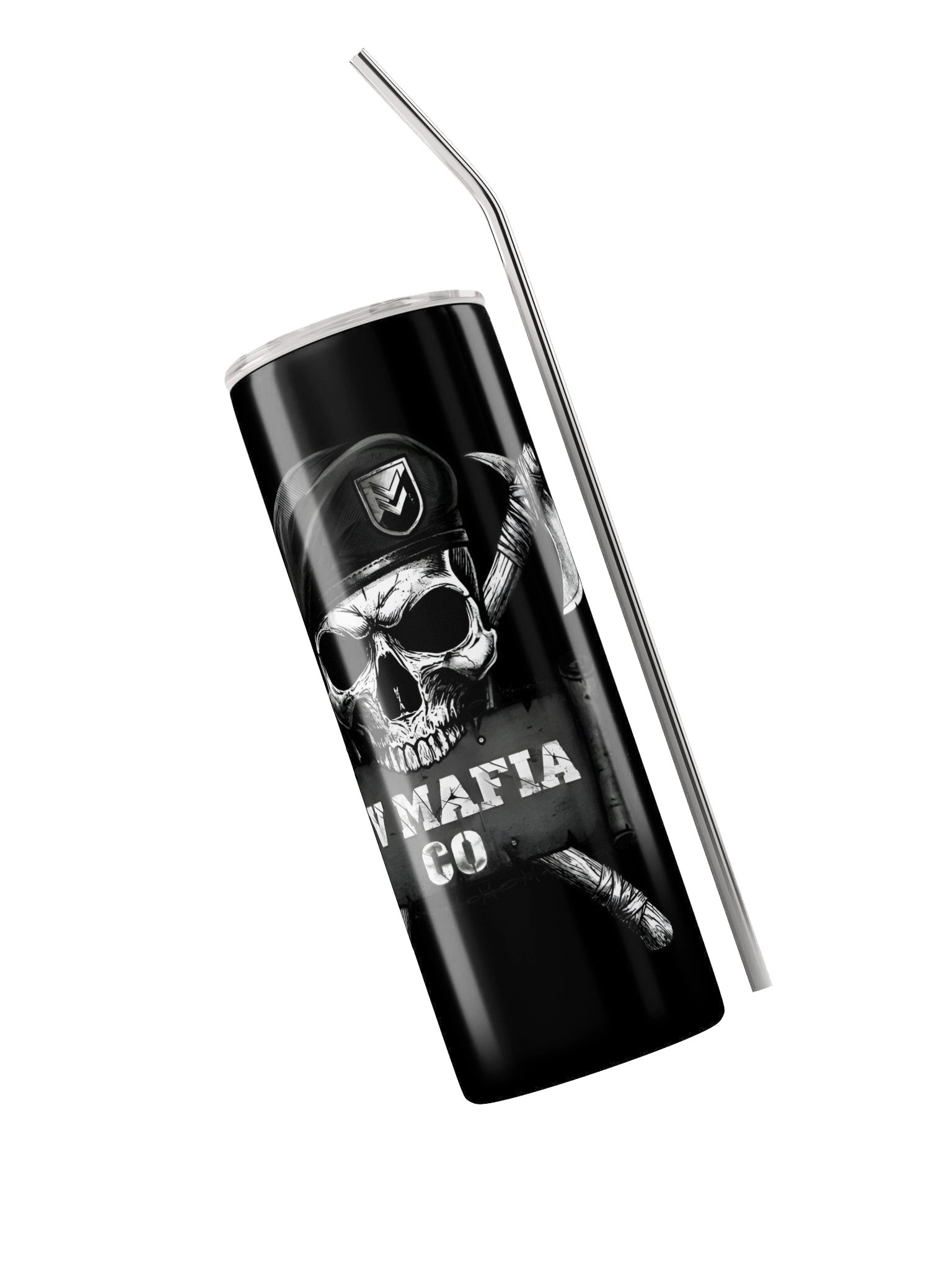 DV Mafia Co. "Quiet Professional" Black Tumbler. product image (3)