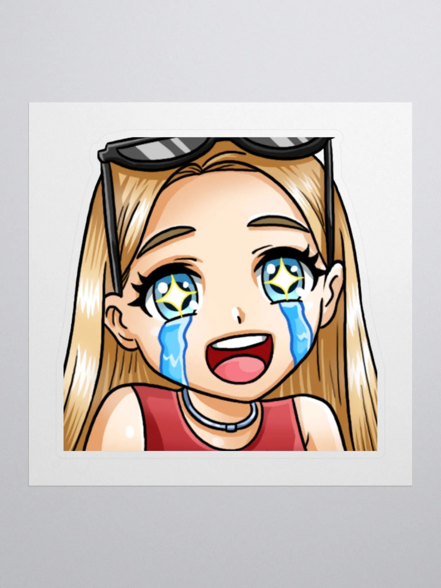 Fleur Happy Emote Sticker product image (1)