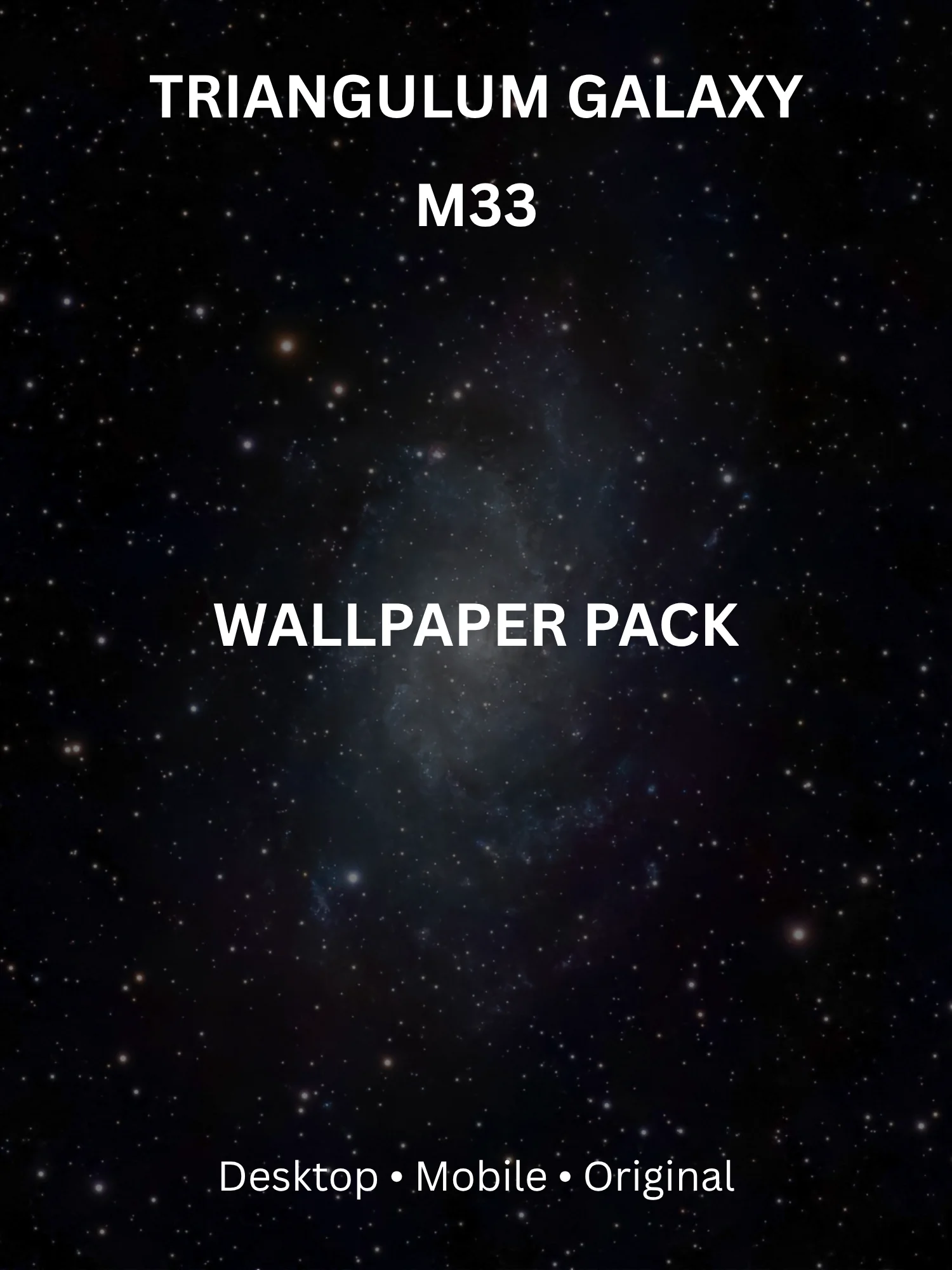 Triangulum Galaxy (M33) Wallpaper Pack product image (1)