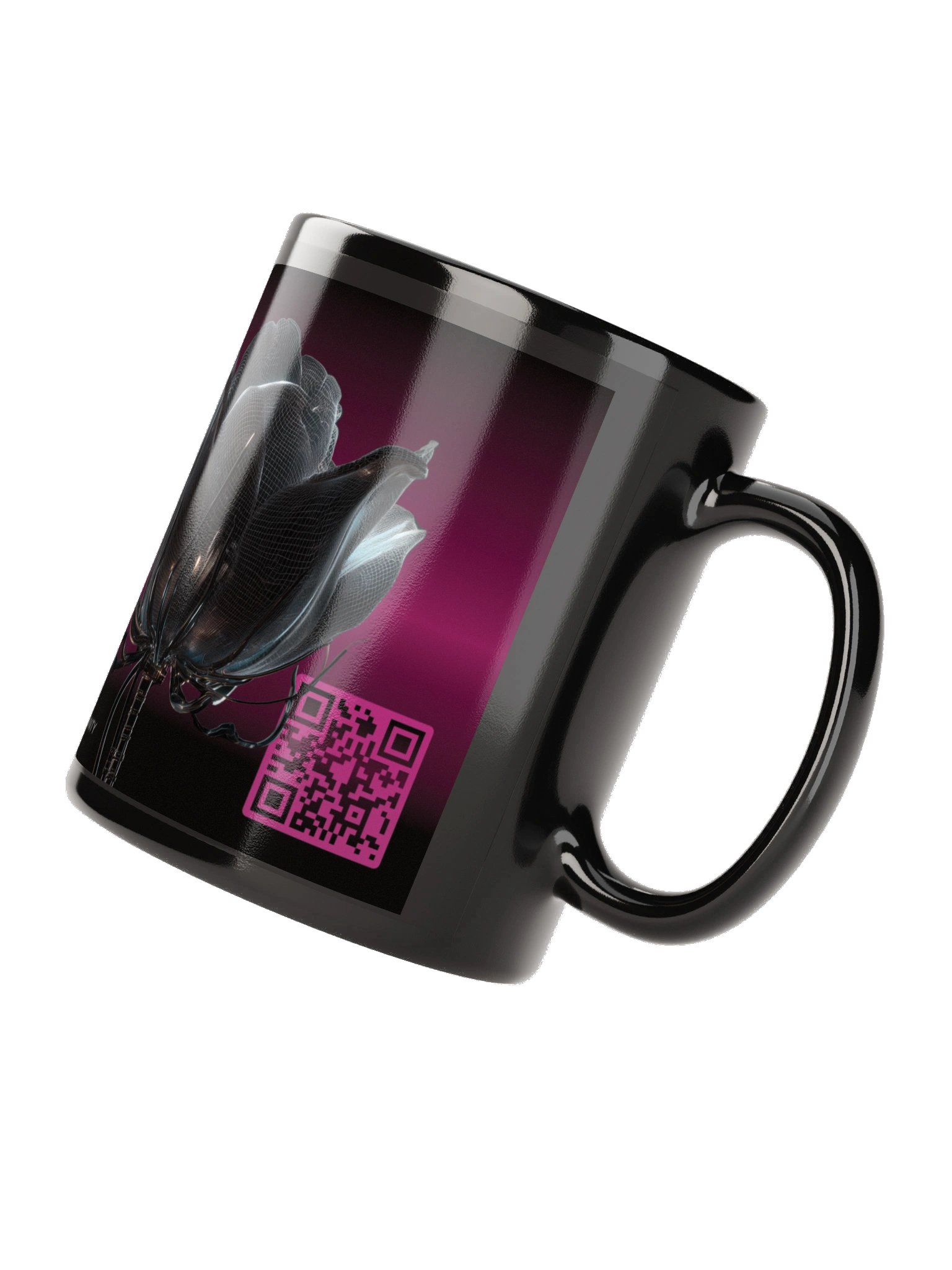 Rendering Humanity, Black Glossy Mug + Daily Poetry Experience [AUDIO] product image (5)