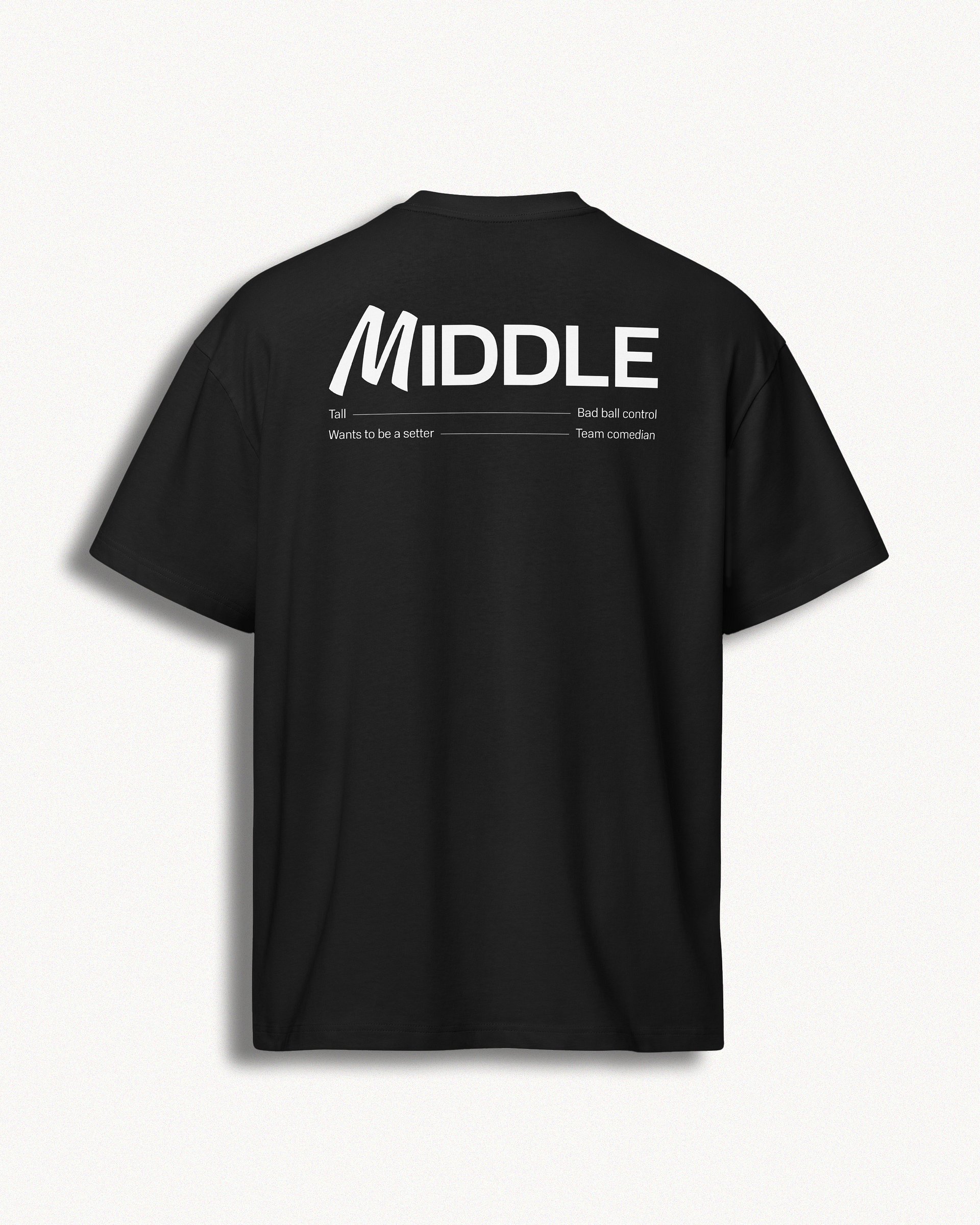 Middle Oversize Tee — Black product image (2)
