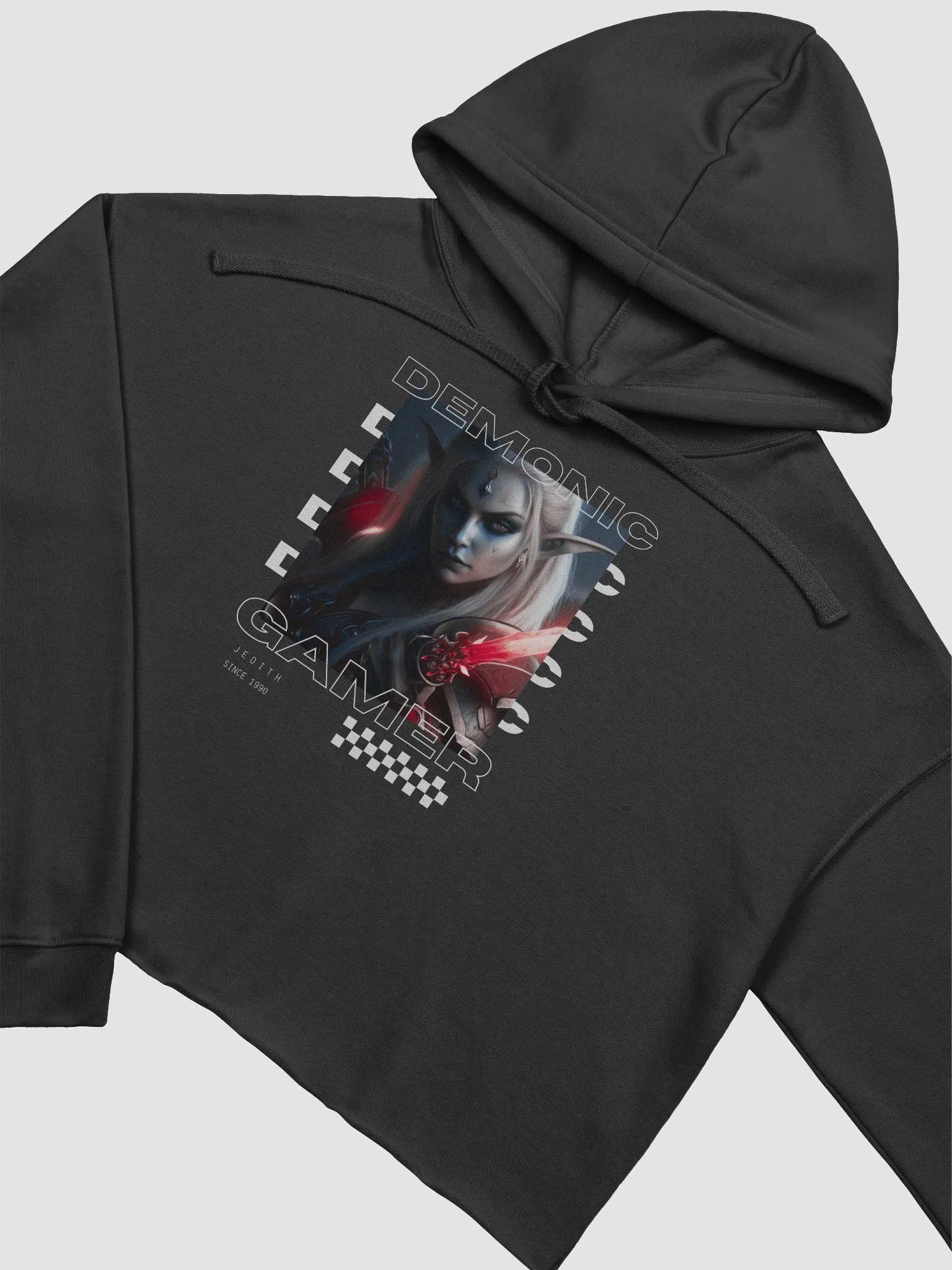 Jedith: Demonic Gamer Fleece Crop product image (3)