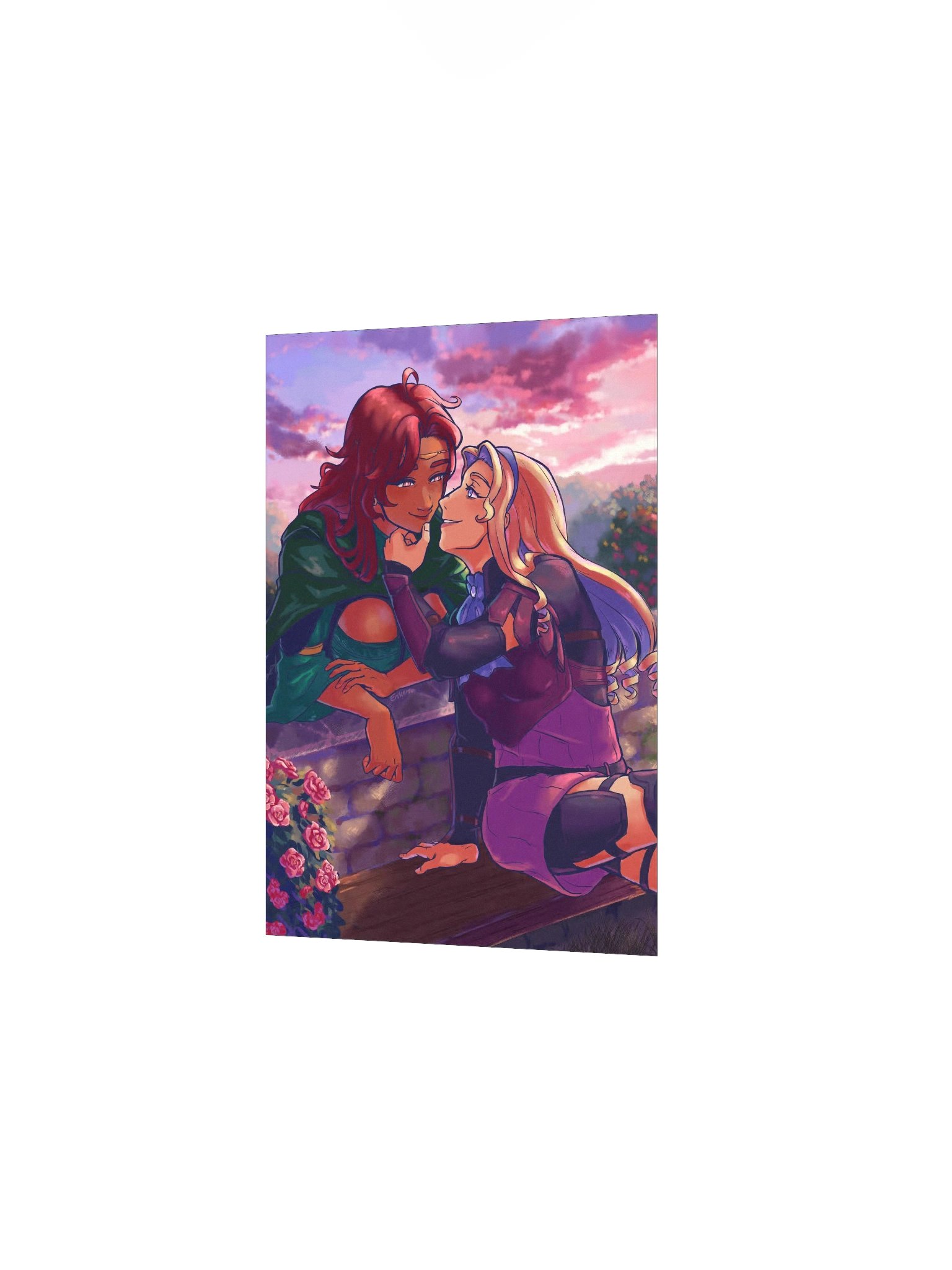 Fire Emblem Hapi & Constance Print product image (4)