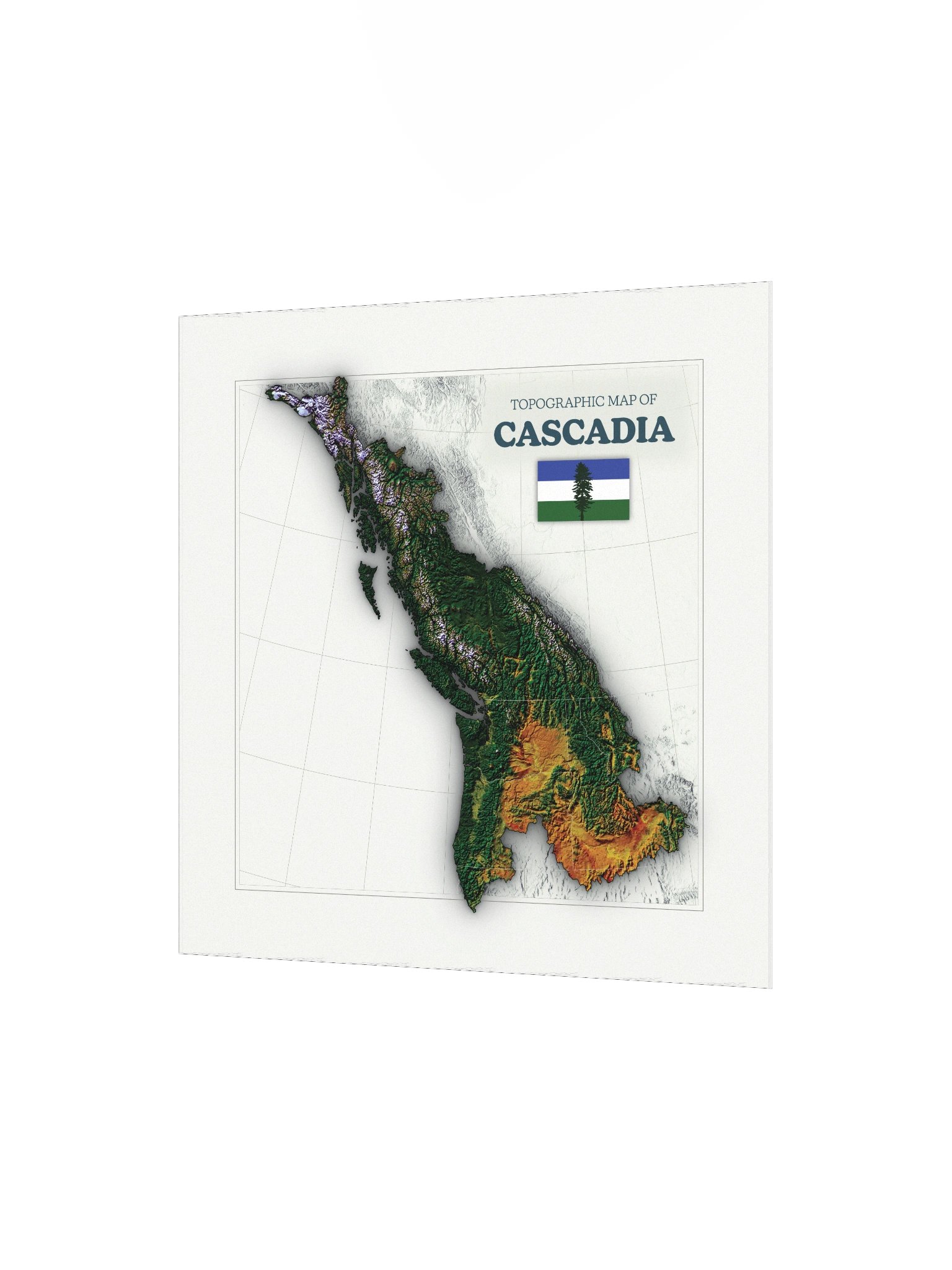 The topography of Cascadia product image (2)