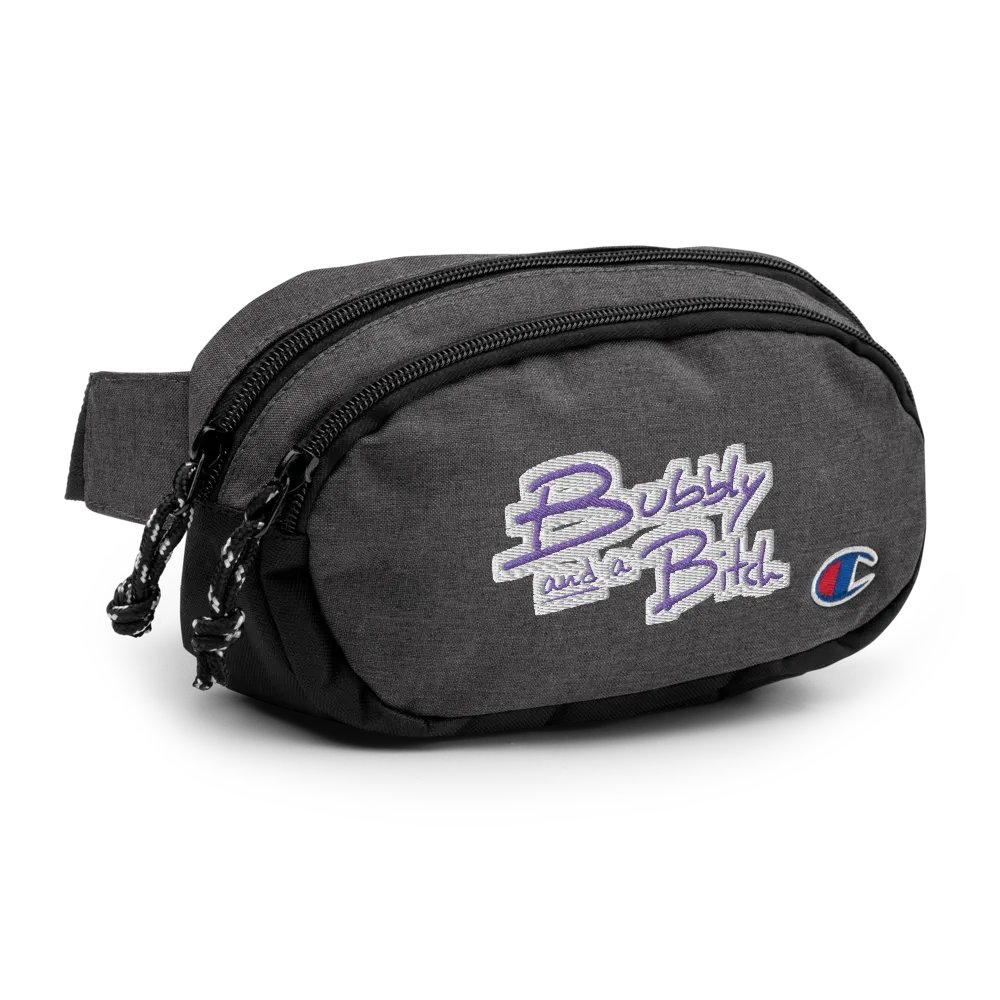 Bubbly and a B*tch (purple bubble design) champion fanny pack product image (3)