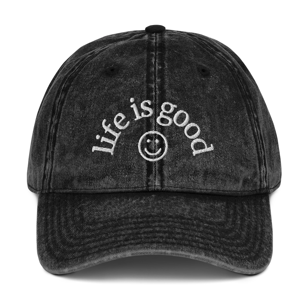 Life is Good Smiley Face Hat product image (1)