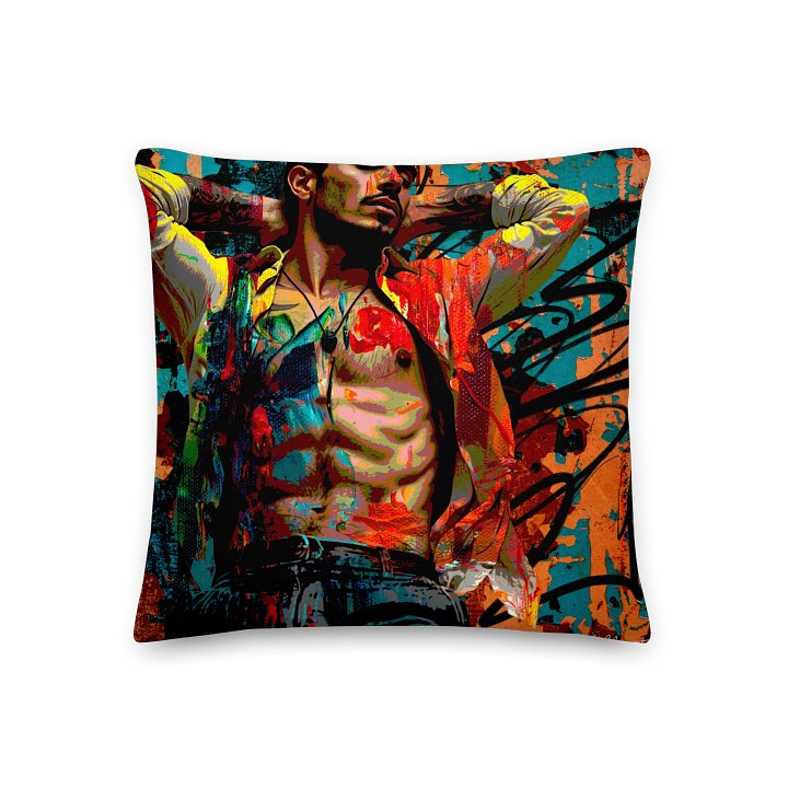 The Artist's Muse by Edward Martin Premium Pillow product image (1)