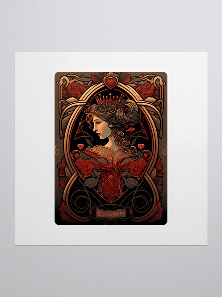 Regal Queen of Hearts Sticker product image (1)