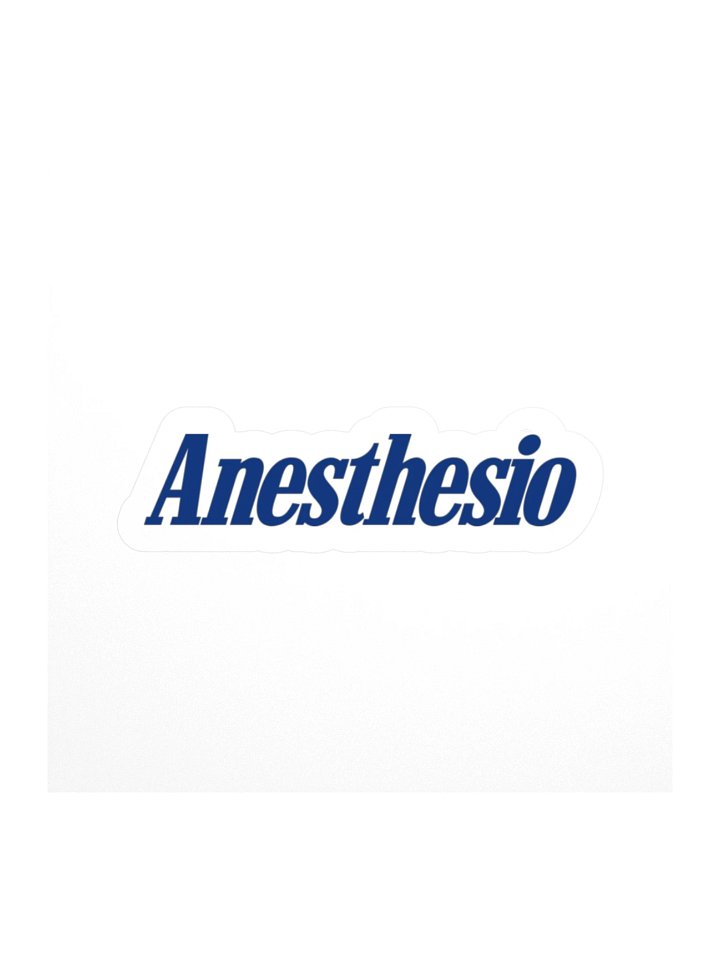 Anesthesio Wordmark Sticker