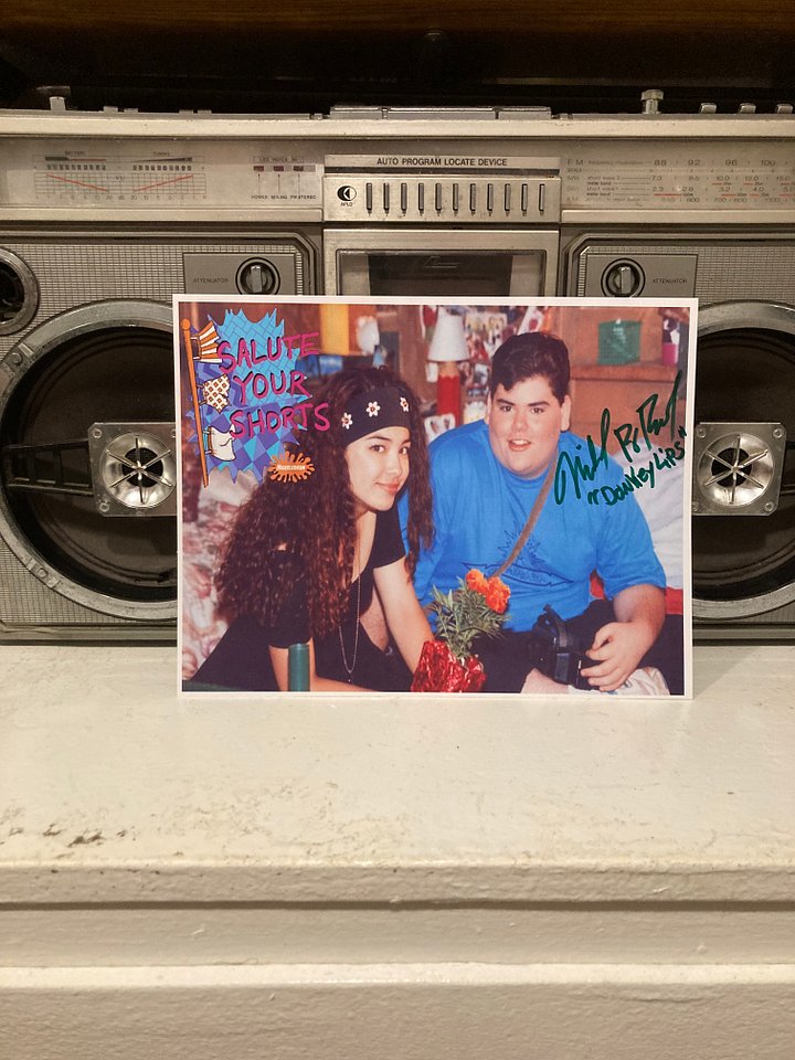 DonkeyLips Loves Dina On Set Photo \ Autographed By Michael Ray Bower product image (2)