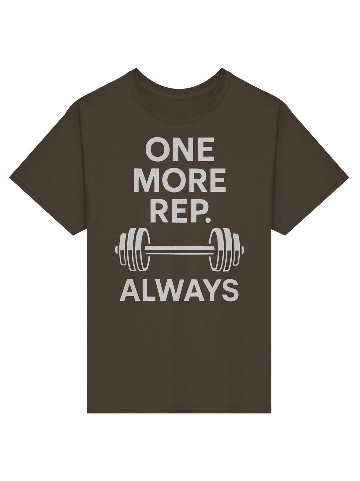 “One More Rep – Motivational Gym Tee” product image (1)