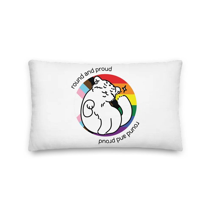 Round and Proud Manul Pride Version - Pillow product image (2)