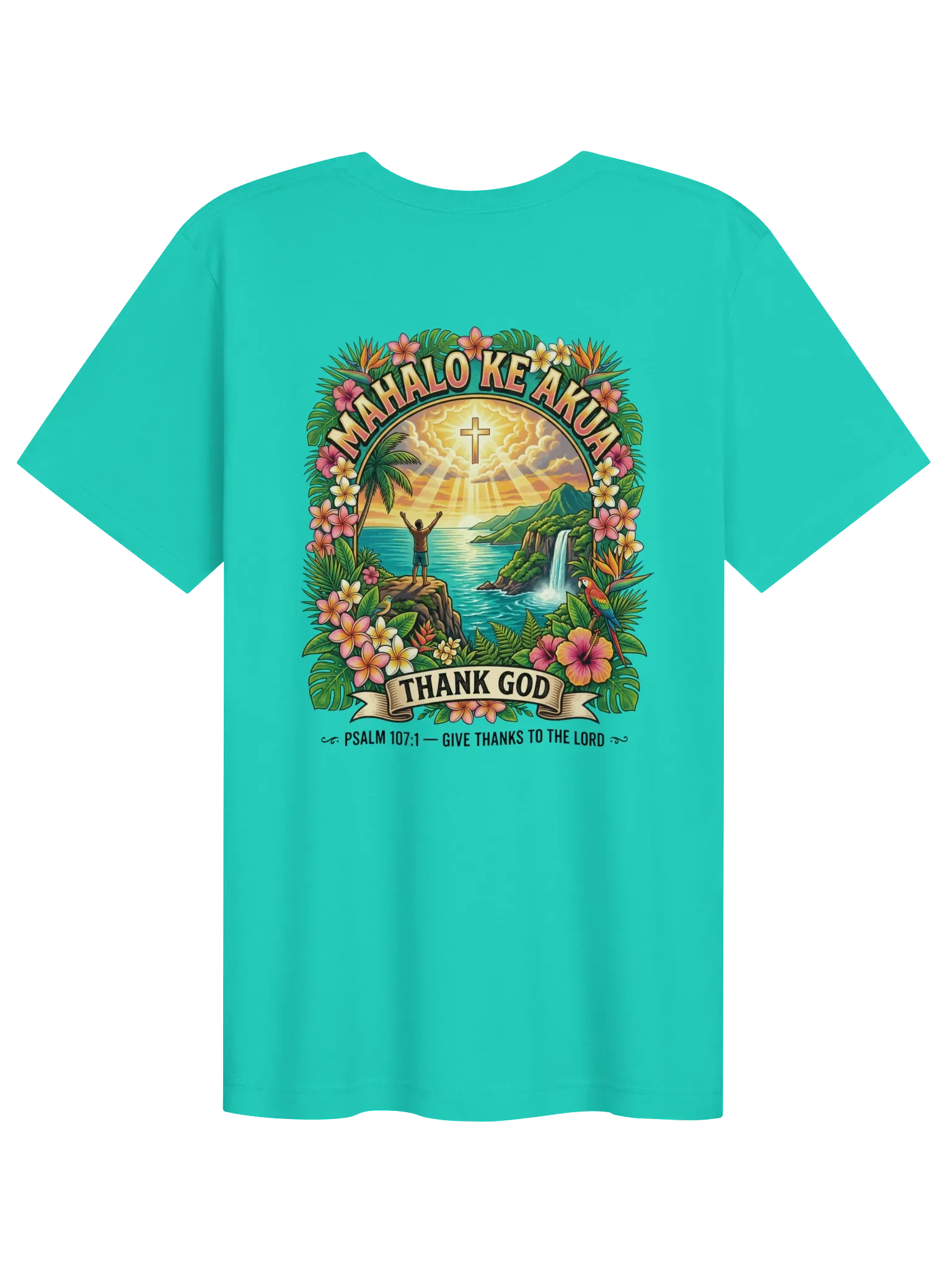 His House Unisex "Mahalo Ke Akua" T-Shirt by His House