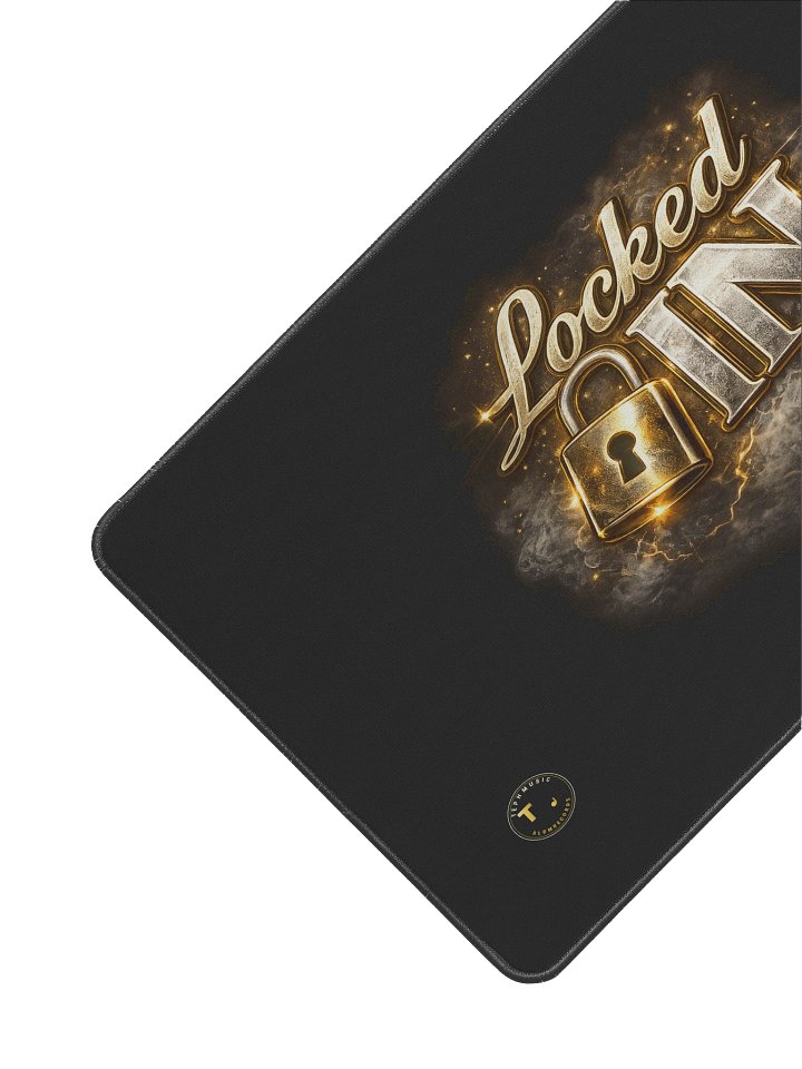 “Locked In” Gaming Desk Mat product image (2)