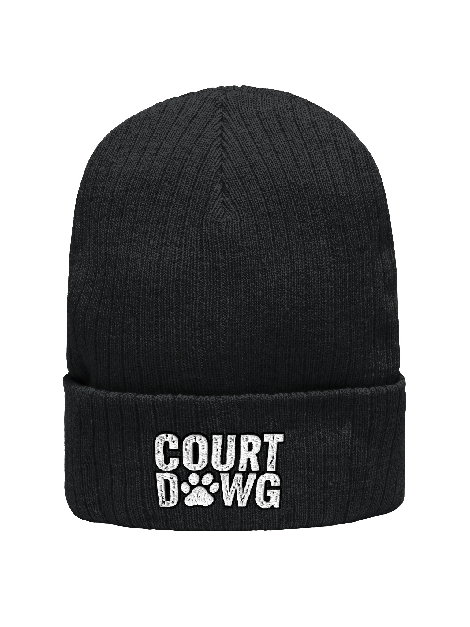 LOGO RIBBED BEANIE product image (1)