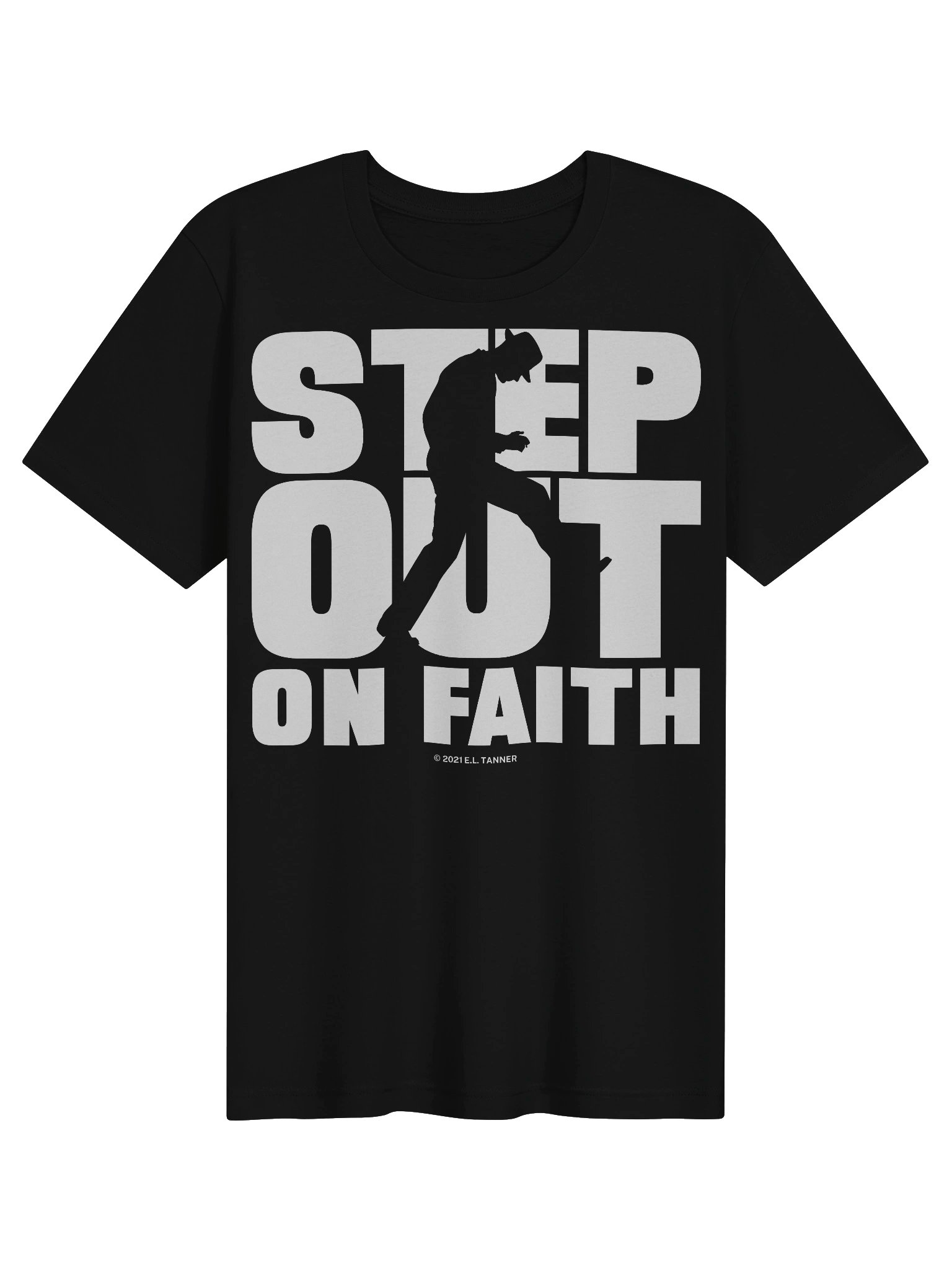 Step Out On Faith Drk, T-Shirt product image (1)