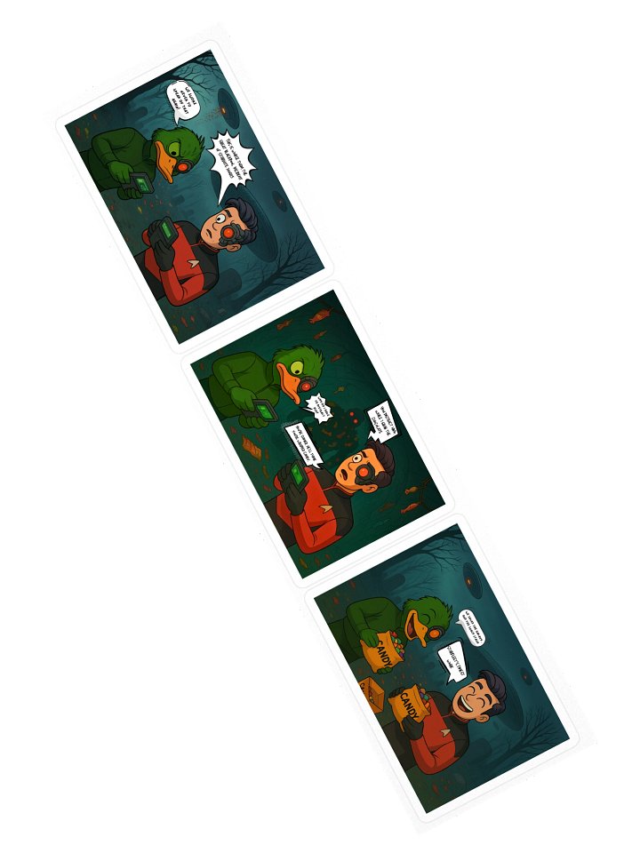 Minimable X That’s_CDB2U Comic Issue #1 - Sticker product image (2)