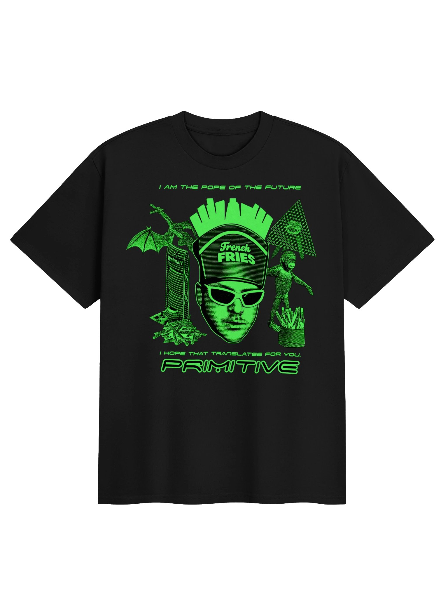 Pope of the Future Superheavy Tee v2 product image (1)