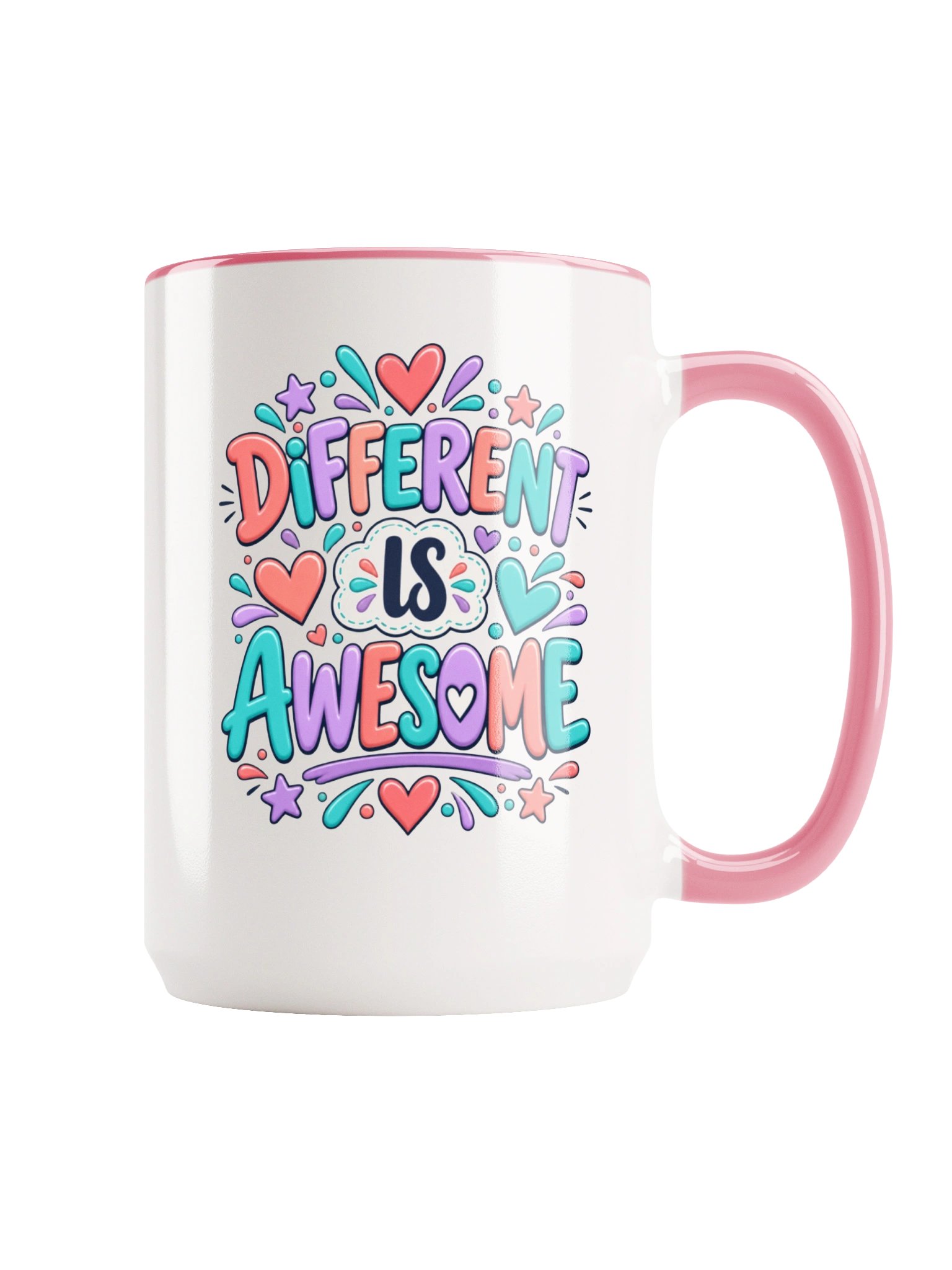 15 oz. Inspirational Mug - Different is Awesome product image (1)