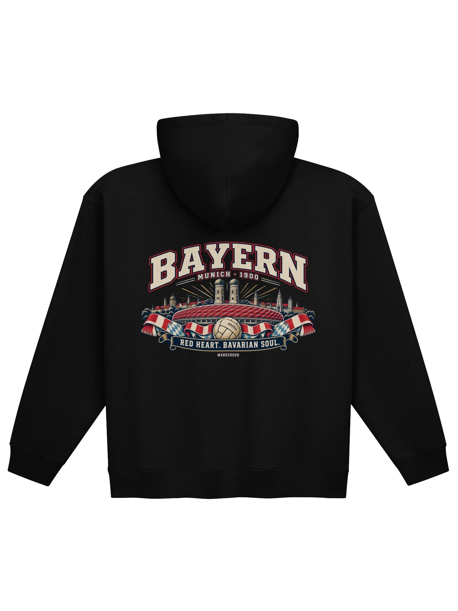 Bayern Munich Retro Football Hoodie | WanderOdd product image (3)