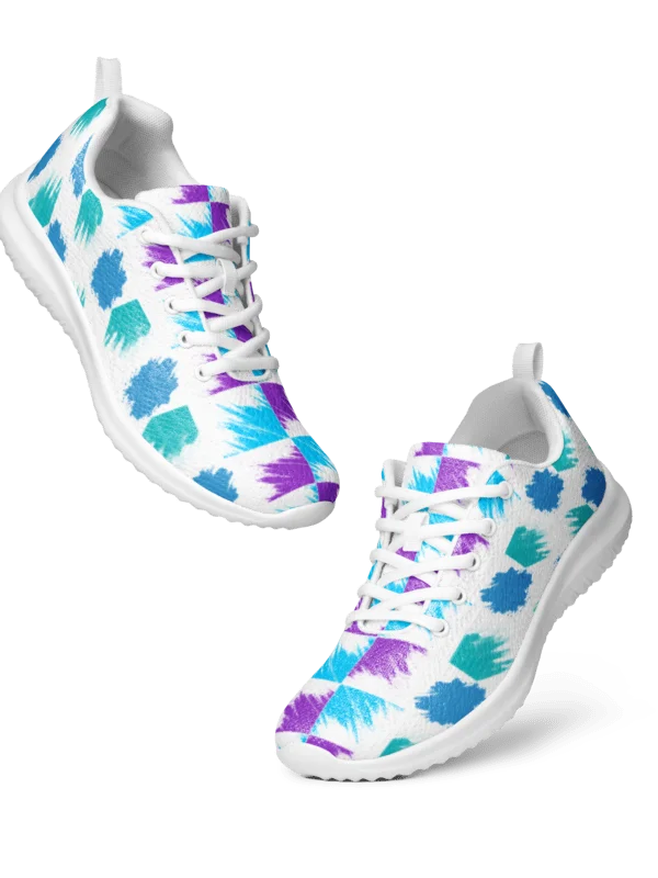 Splash Wave: Abstrakte Grafik-Sneaker Women's Athletic Shoes product image (1)