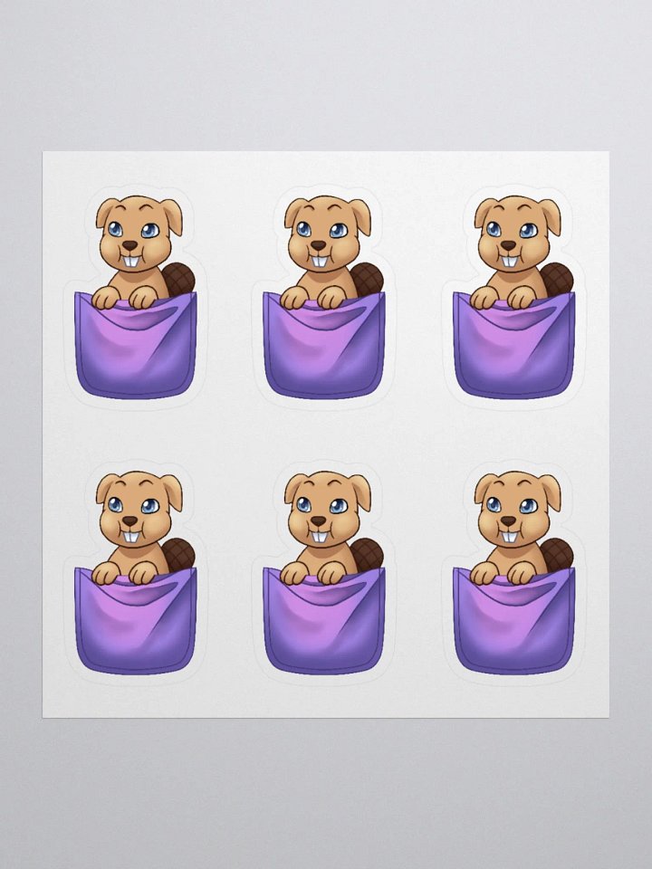 Pocket Beaver Stickers product image (1)