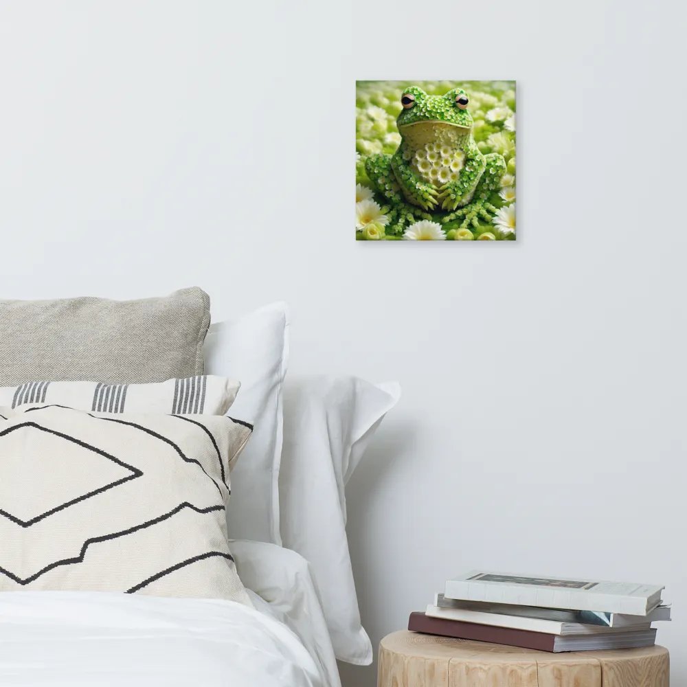 Green Flower Frog Wall Art product image (7)