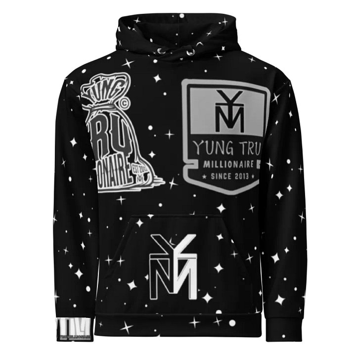 Yung Tru Millionaire All-Over Print Hoodie product image (1)