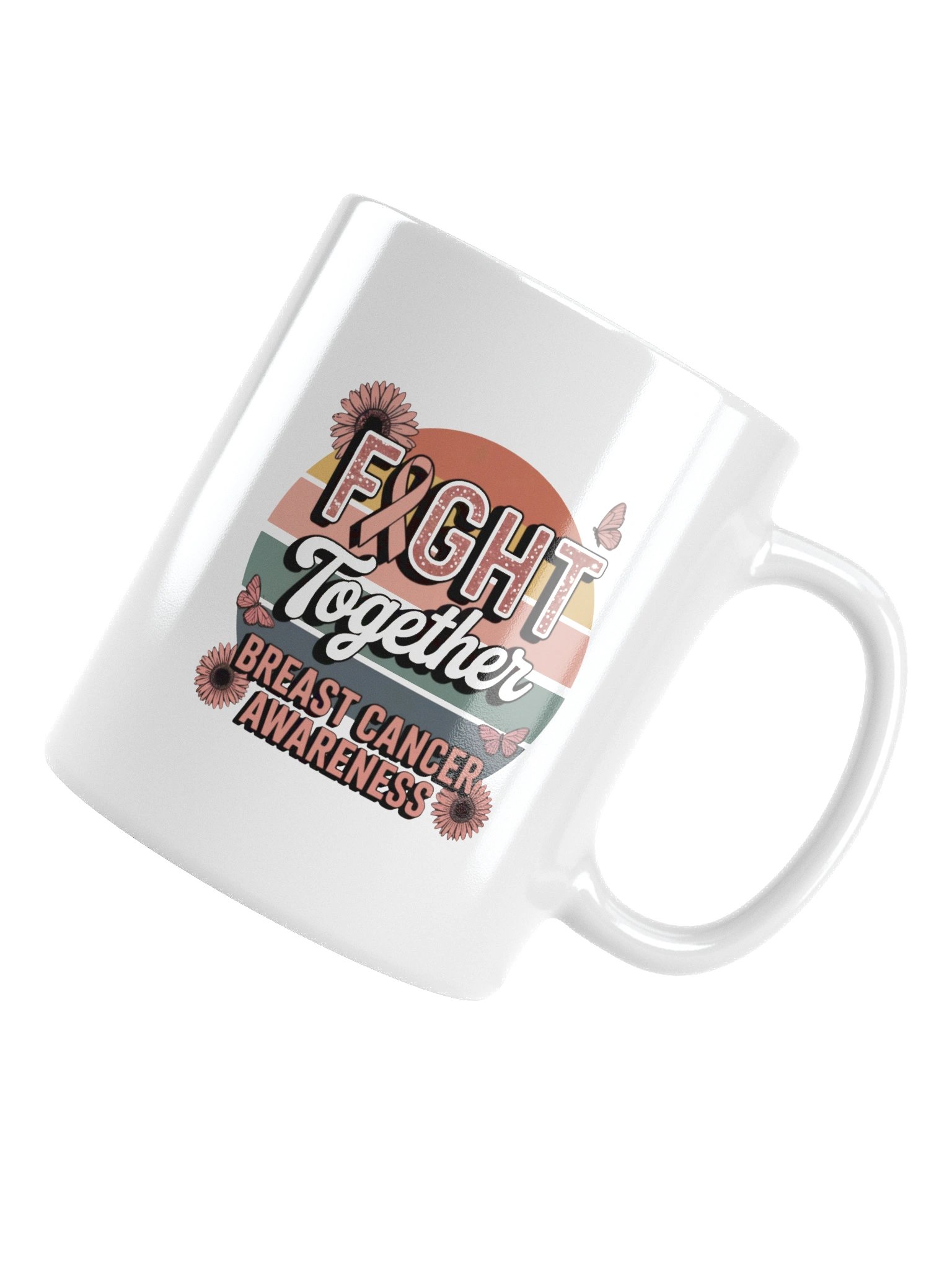 FIGHT Together Breast Cancer Awareness Mug product image (15)
