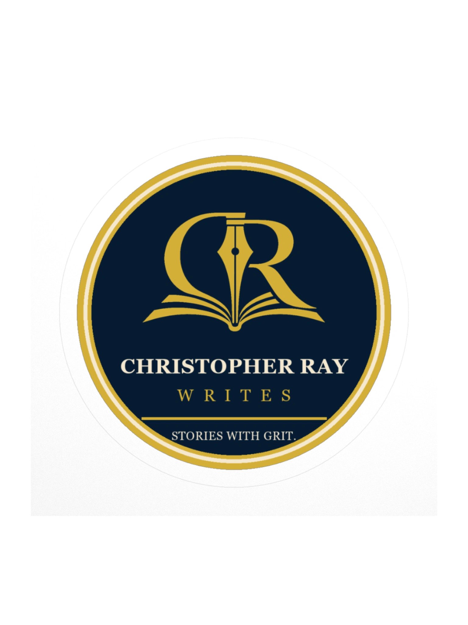 Round Author Seal Sticker product image (1)