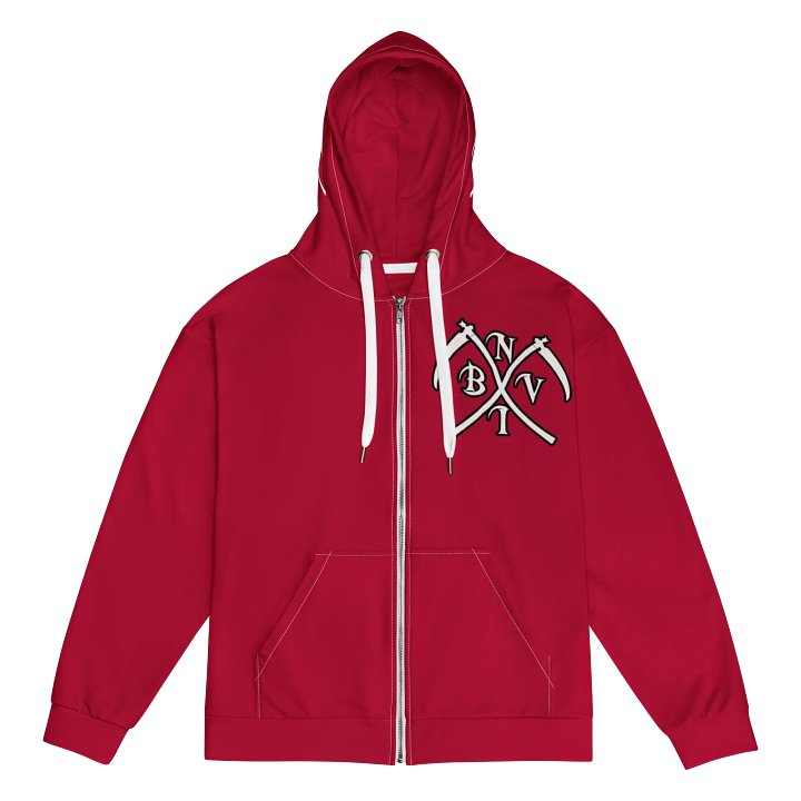 Red BVNI All-Over Print Zip Up product image (1)