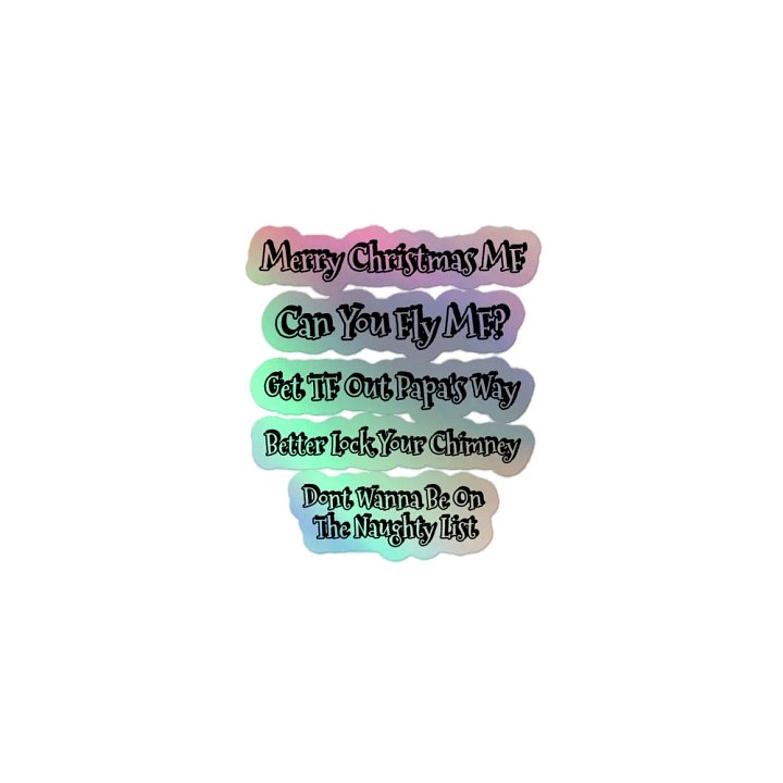Festive Holographic Sticker Collection product image (1)