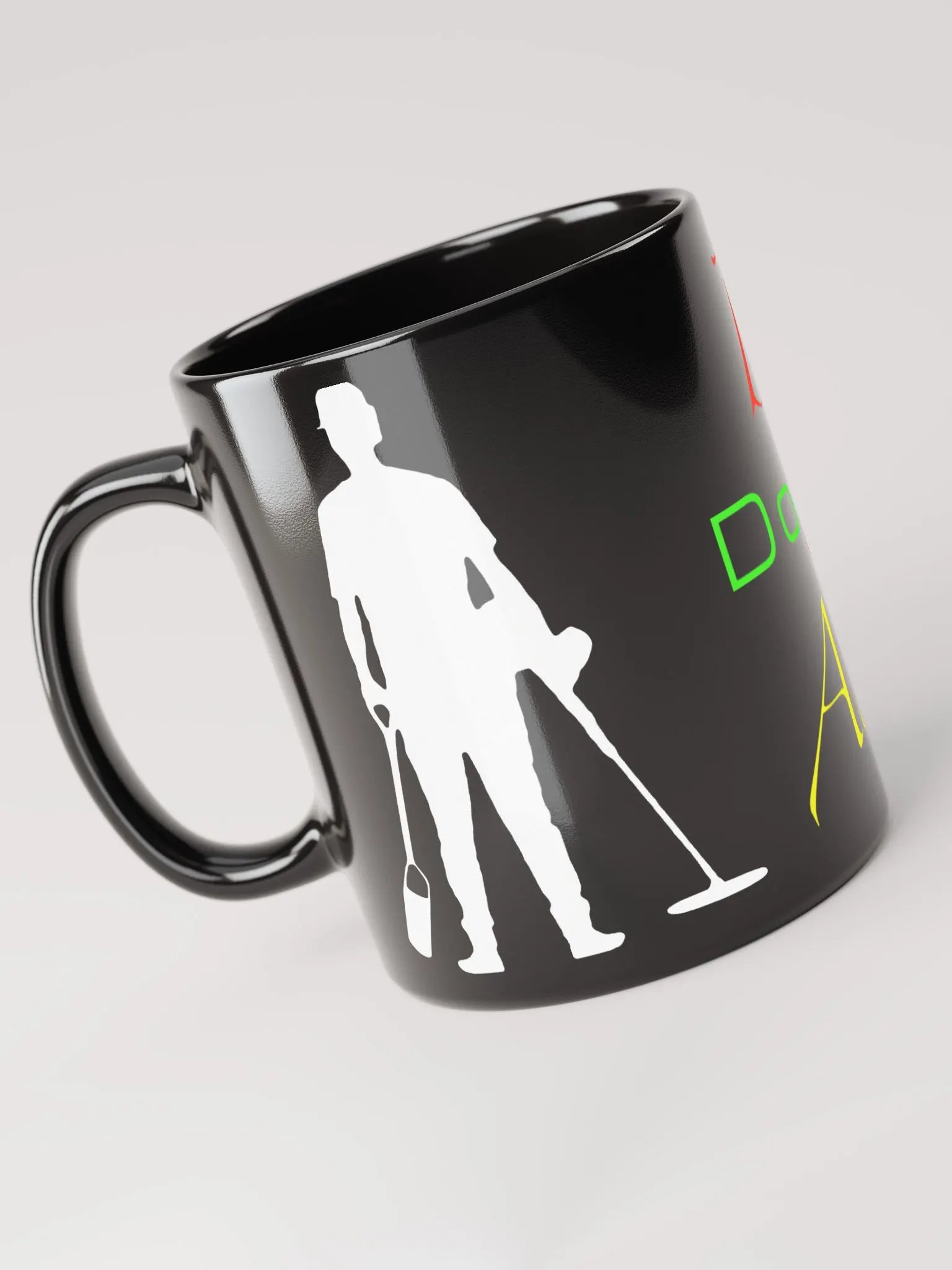 DDUA Glossy Black Mug product image (5)