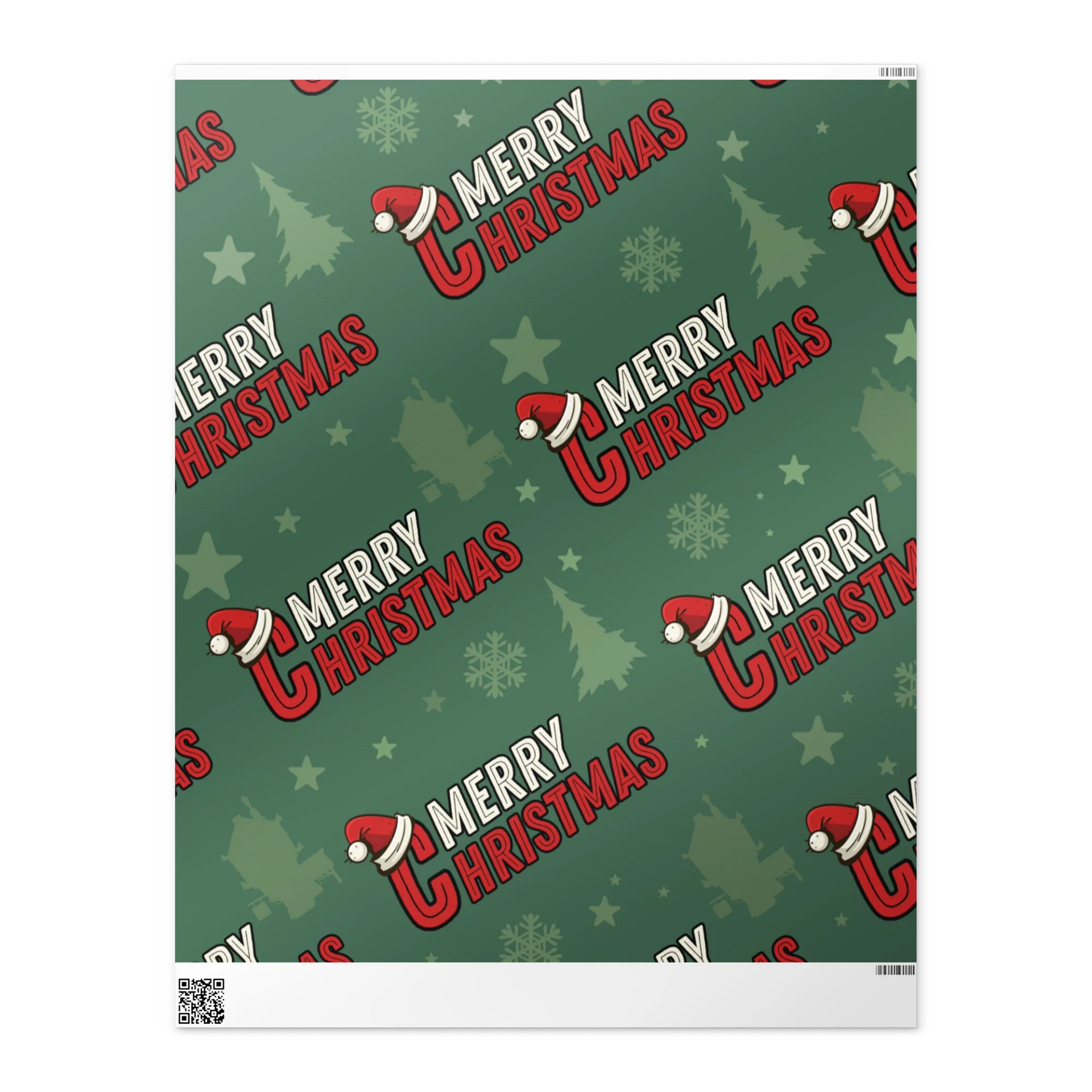 WoR Show Christmas Lettering Up Wrapping Paper product image (1)