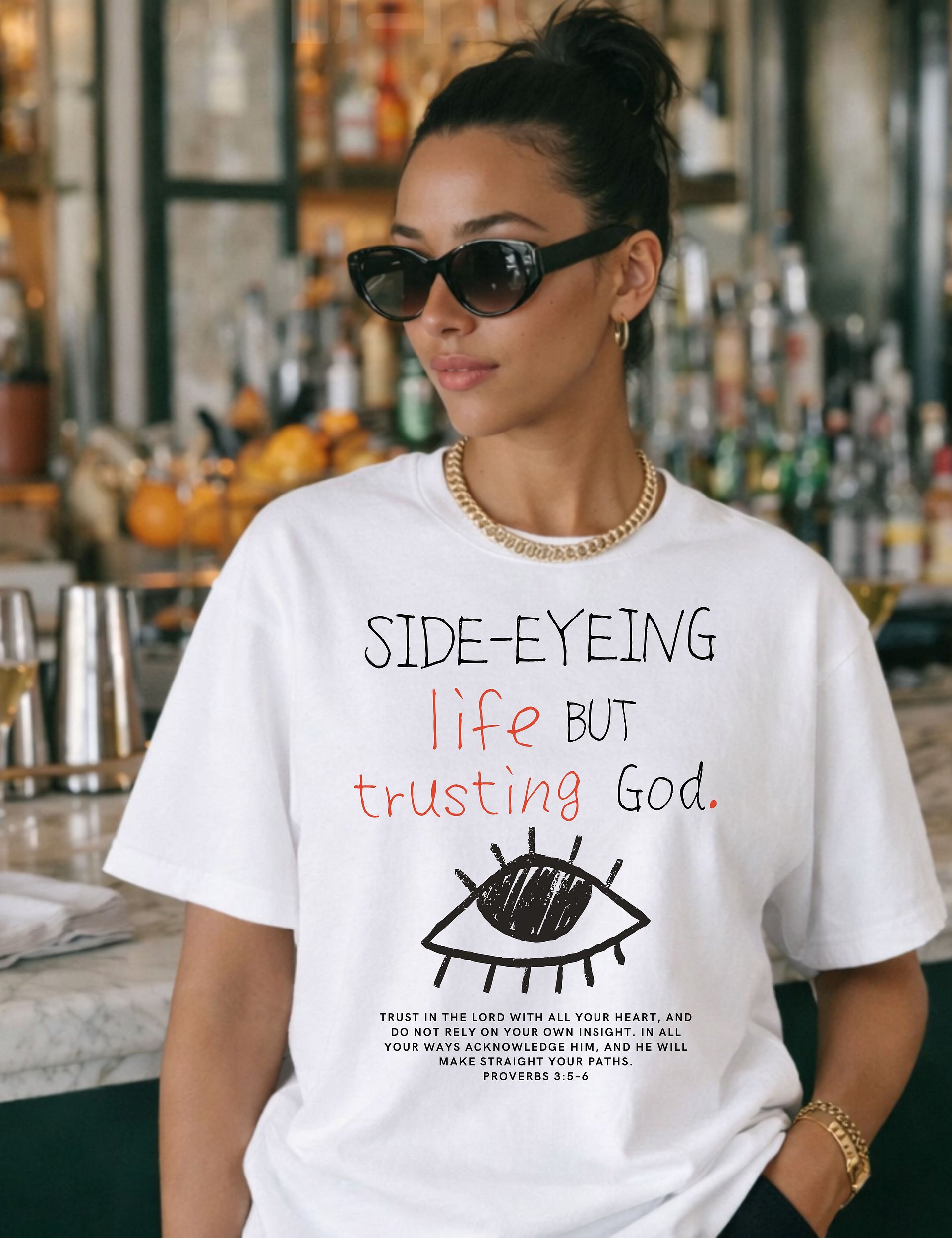 Side-eyeing Life. But Trusting God. product image (1)