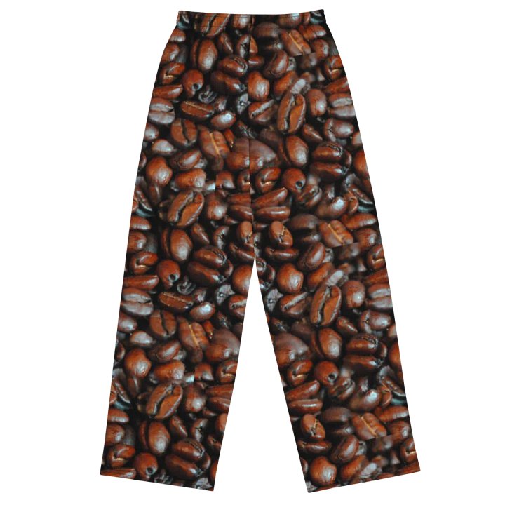 Coffee Beans Pattern Wideleg Pants product image (1)