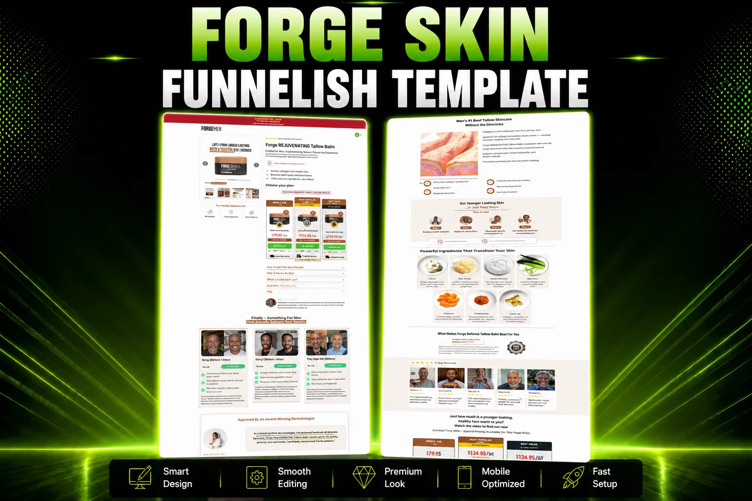Forge Skin Tallow Balm Funnelish Templates product image (1)