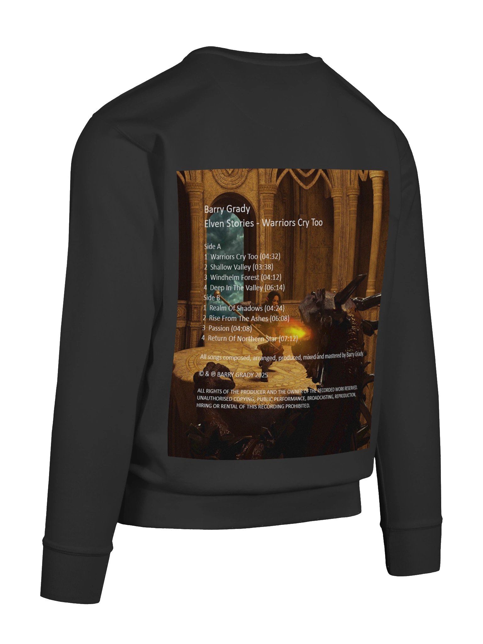 'Elven Stories - Warriors Cry Too' Premium Sweatshirt product image (122)
