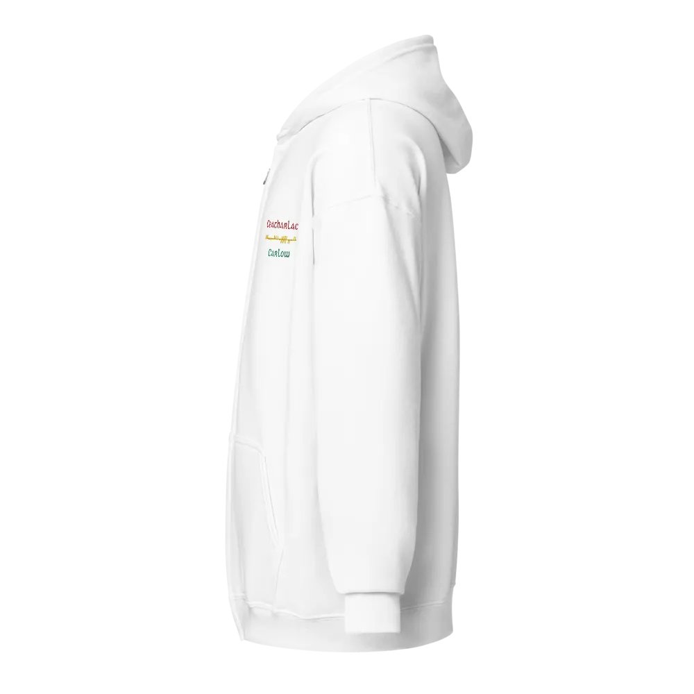 Carlow/Ceatharlach Scholastic Style Ogham embroidered Zip Hoodie product image (3)