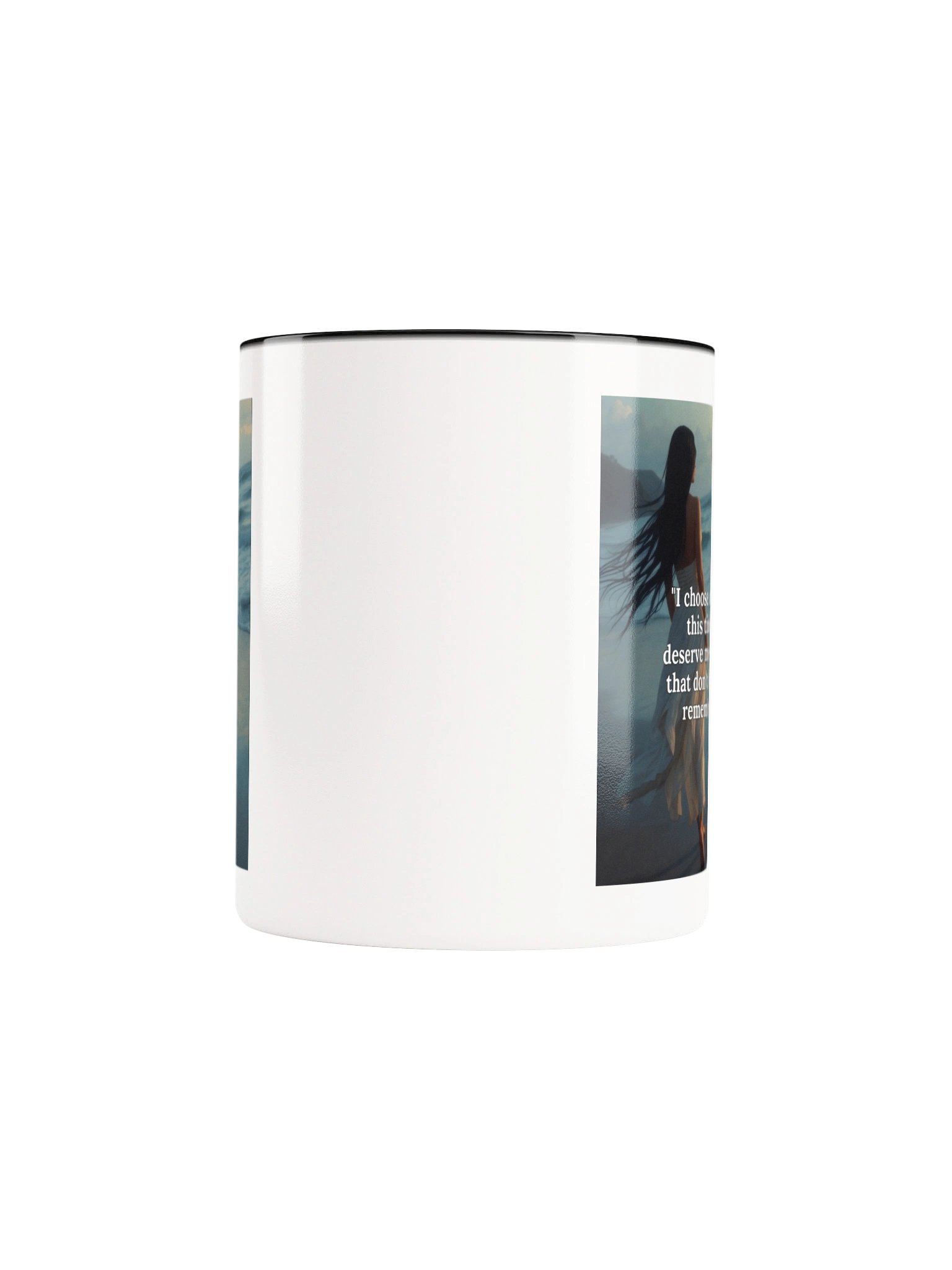 Mind Matter- I Choose Myself Beach Quote- Multi Colored Mug product image (85)