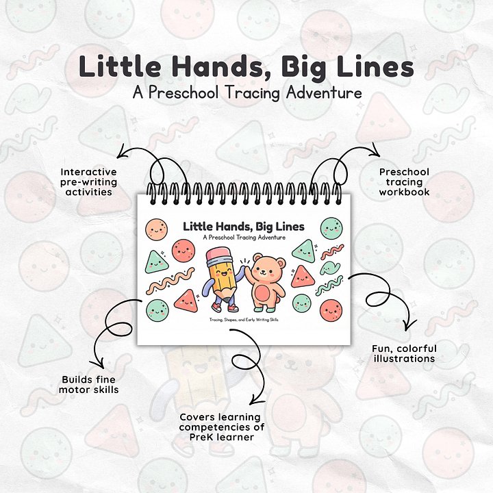 Little Hands, Big Lines: A Preschool Tracing Workbook Bundle product image (2)