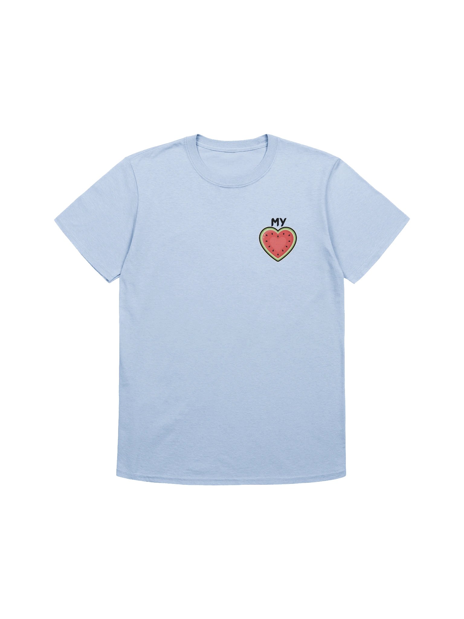 "My Heart" Palestine Watermelon T-Shirt product image (27)
