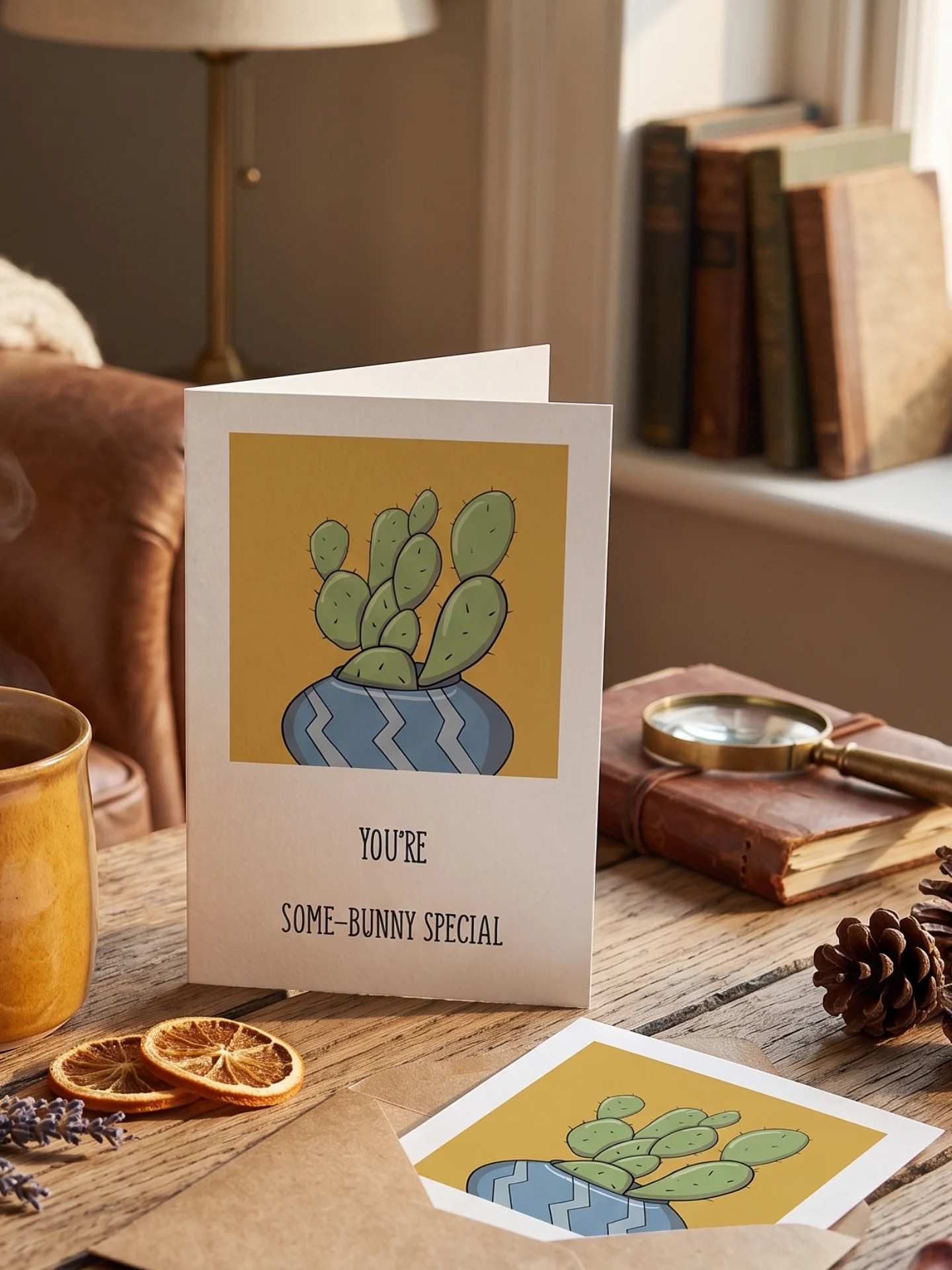 Bunny Cactus - "You're Some-Bunny Speical" Greeting Card product image (1)