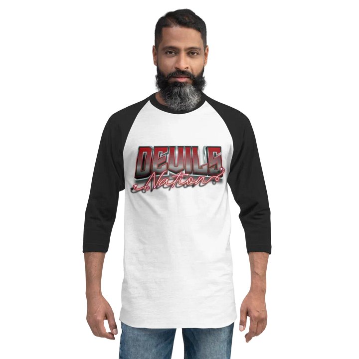 Devils Nation Retro - Tultex Fine Jersey Raglan Tee product image (8)