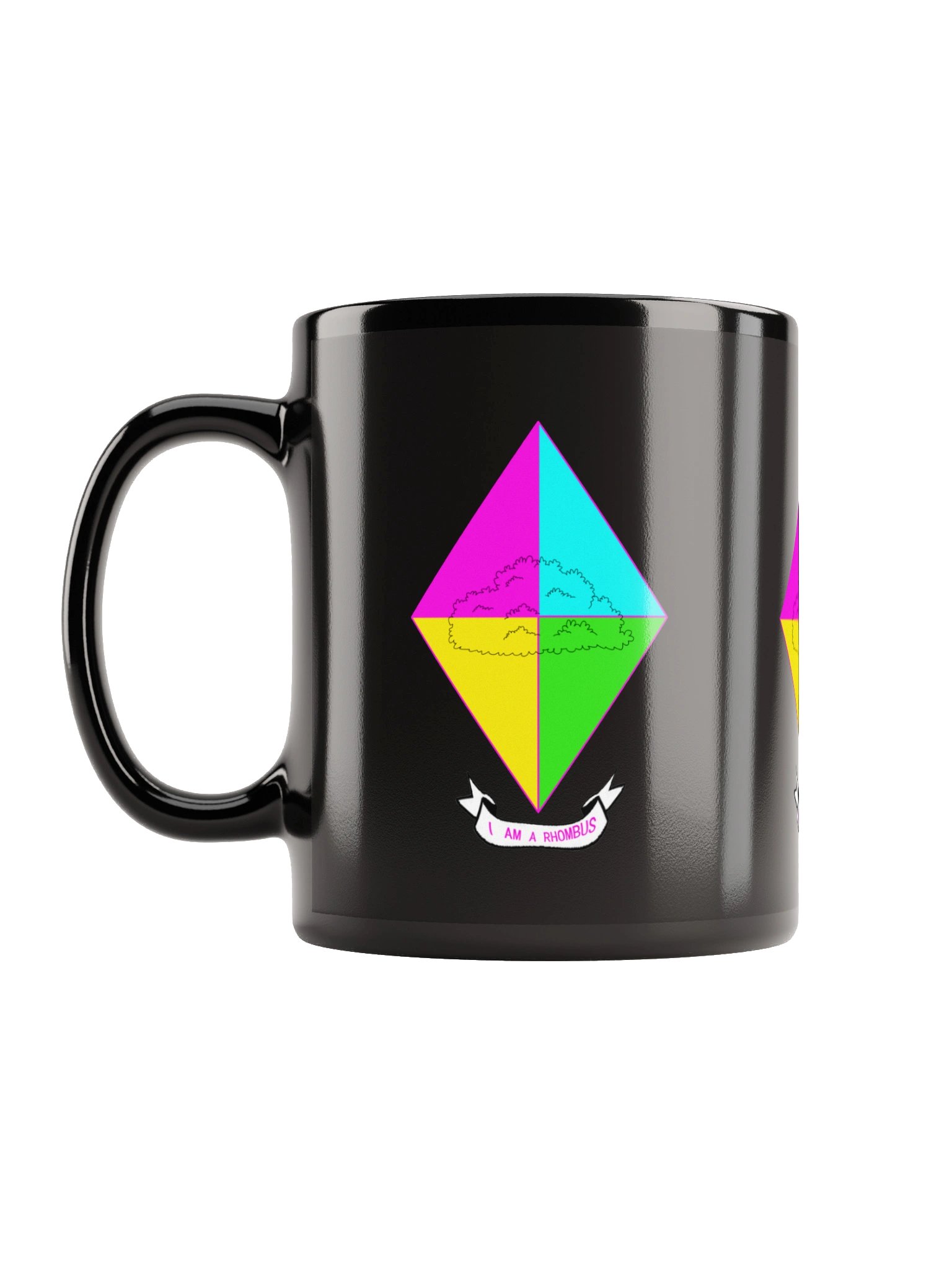 Wee Wee Bush Mug (Black) product image (6)