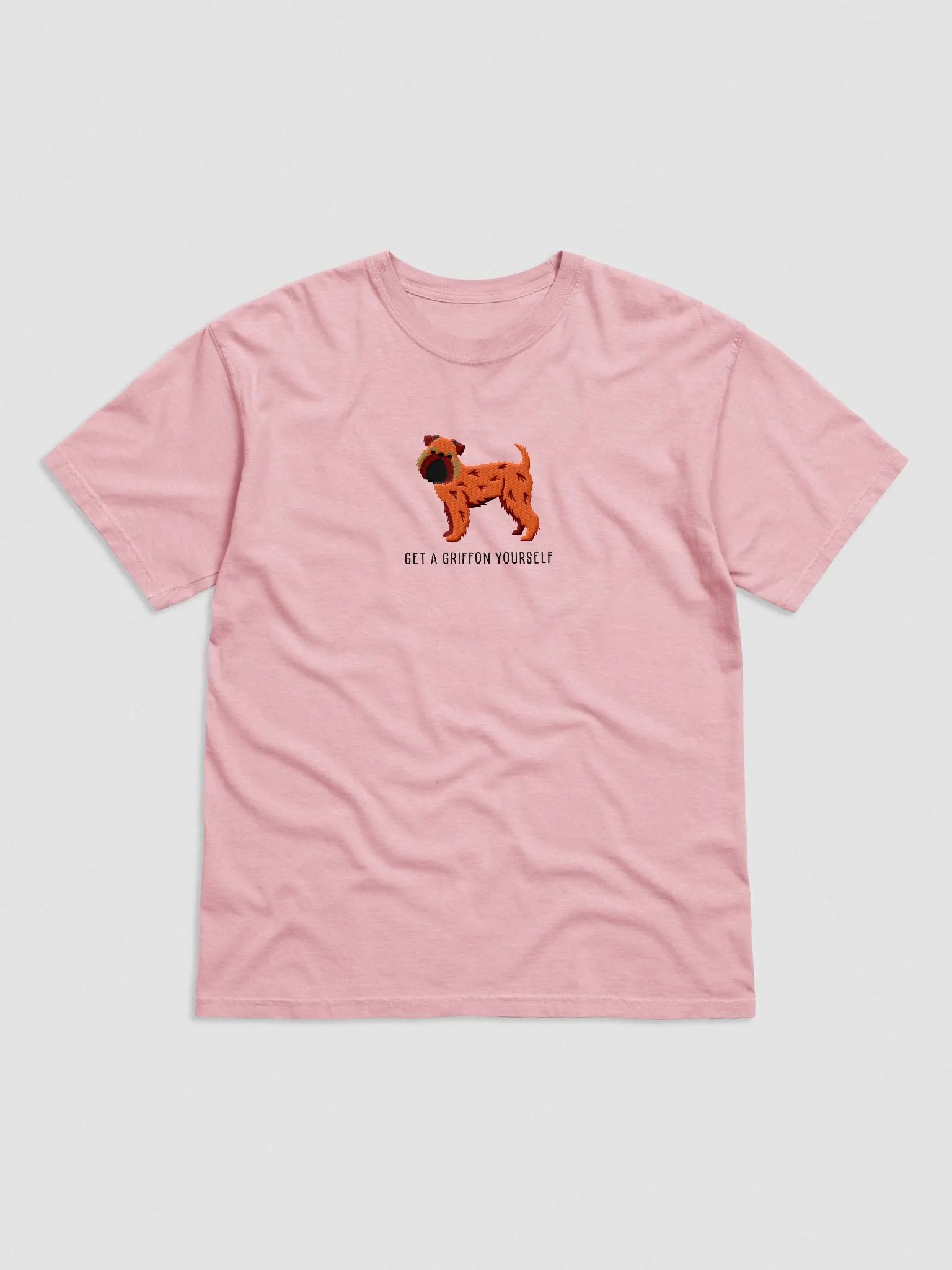 Get a Griffon Yourself T-Shirt(Embroidered) of a Brussels Griffon(Red) product image (4)