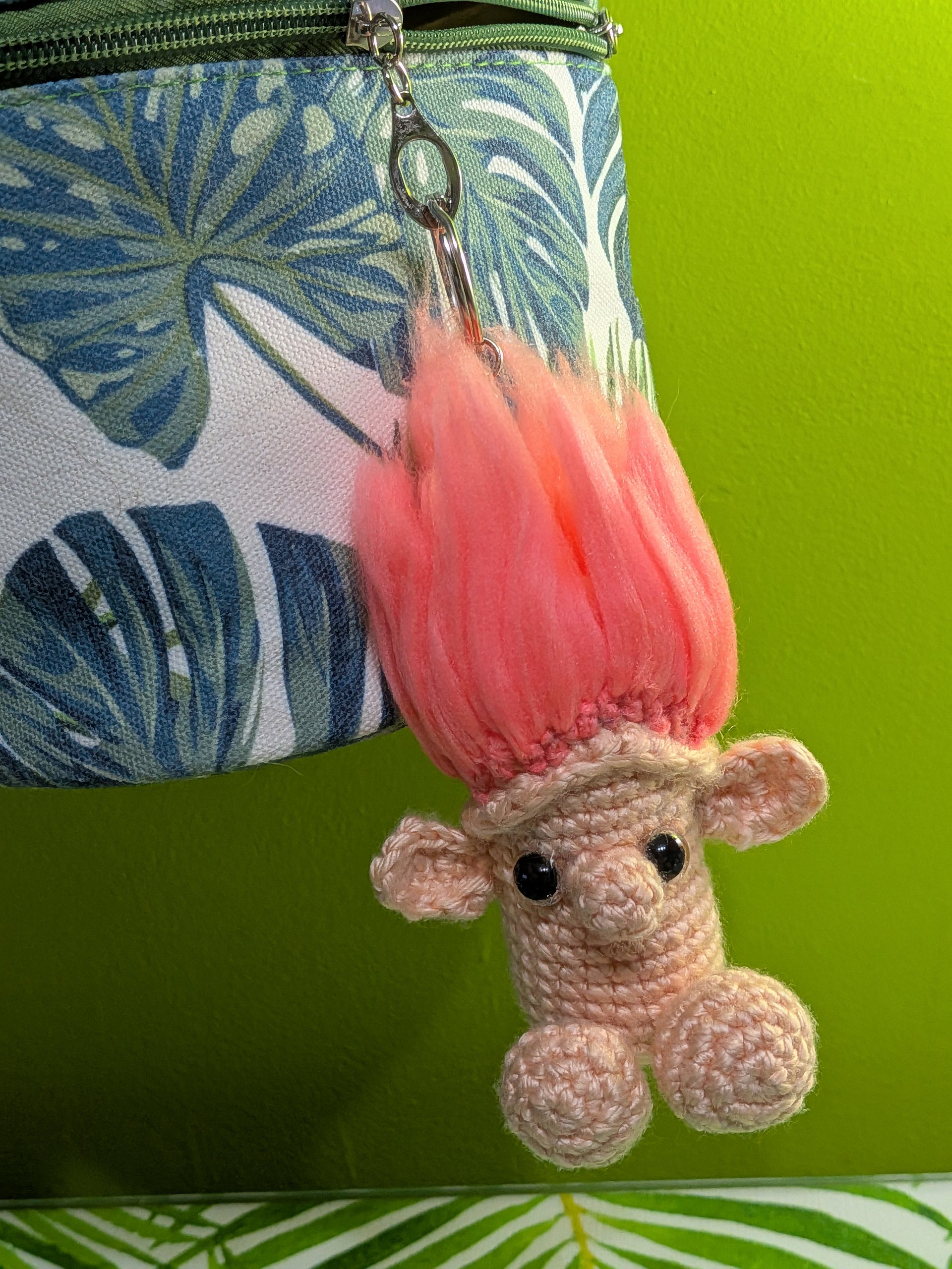 Handmade Mystery Troll PP Keychain RANDOM COLOUR product image (3)