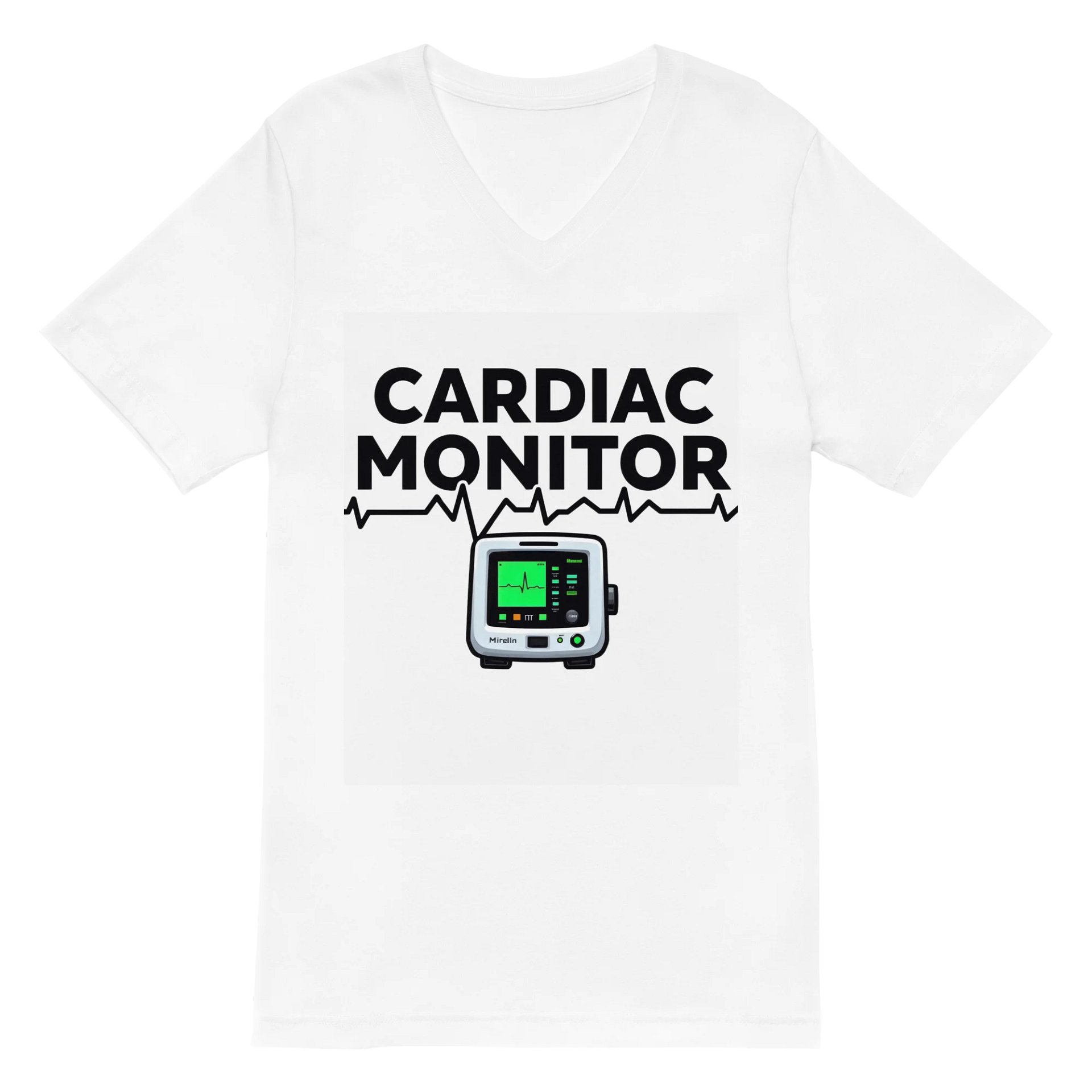Heartbeat ECG V-Neck Tee product image (2)