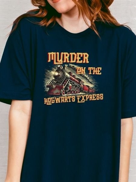Magical Express Train Funny Vintage Pulp Mystery Harry Potter Shirt product image (5)
